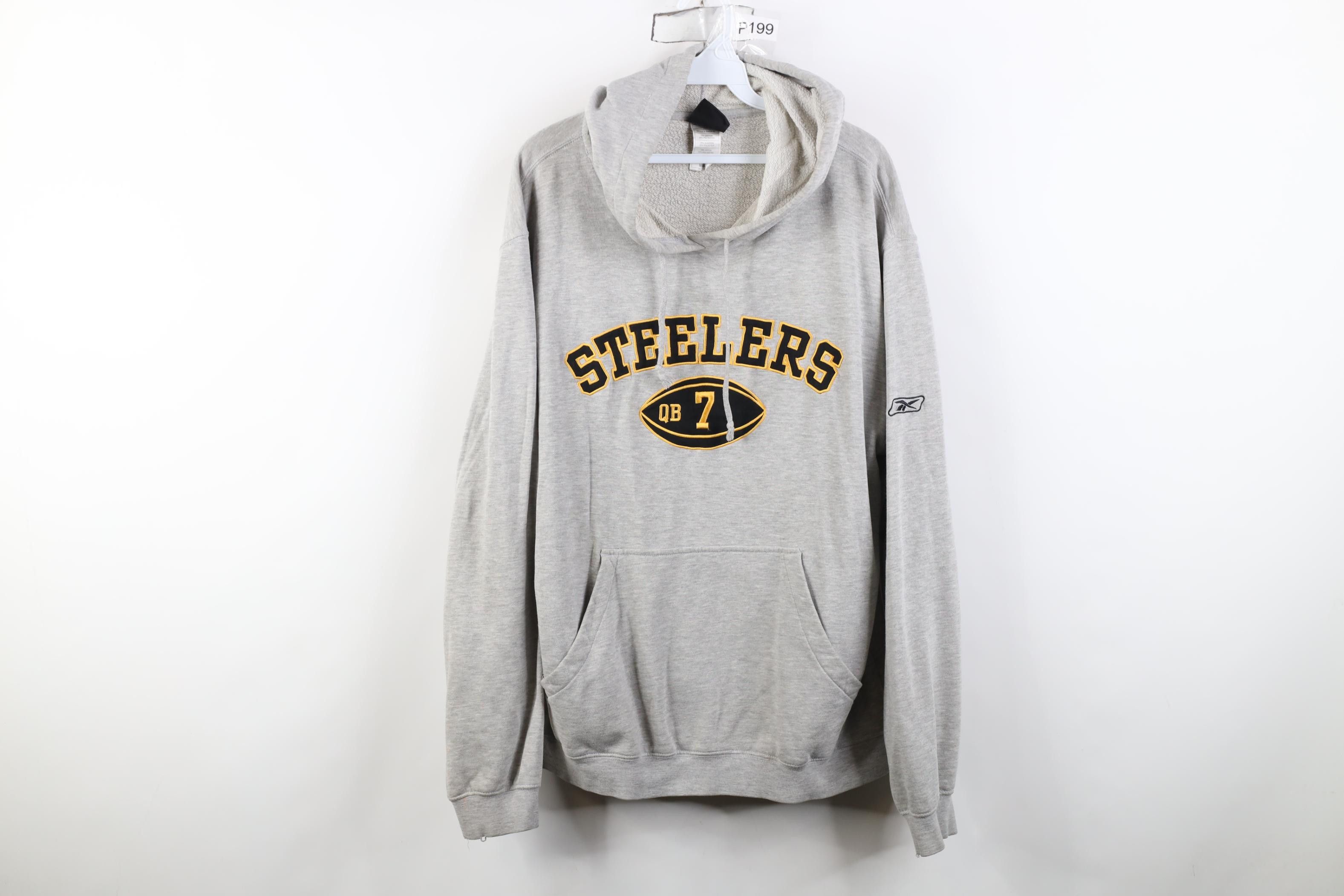 Reebok Vintage Reebok Roethlisberger Pittsburgh Steelers Hoodie Size US M / EU 48-50 / 2 - 1 Thumbnail