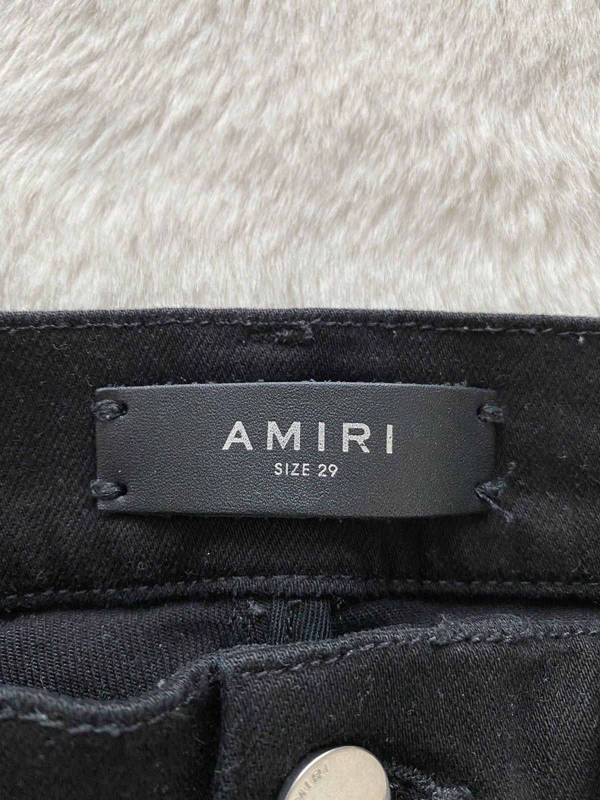 Amiri Amiri Black Track Denim Jeans Size US 29 - 2 Thumbnail