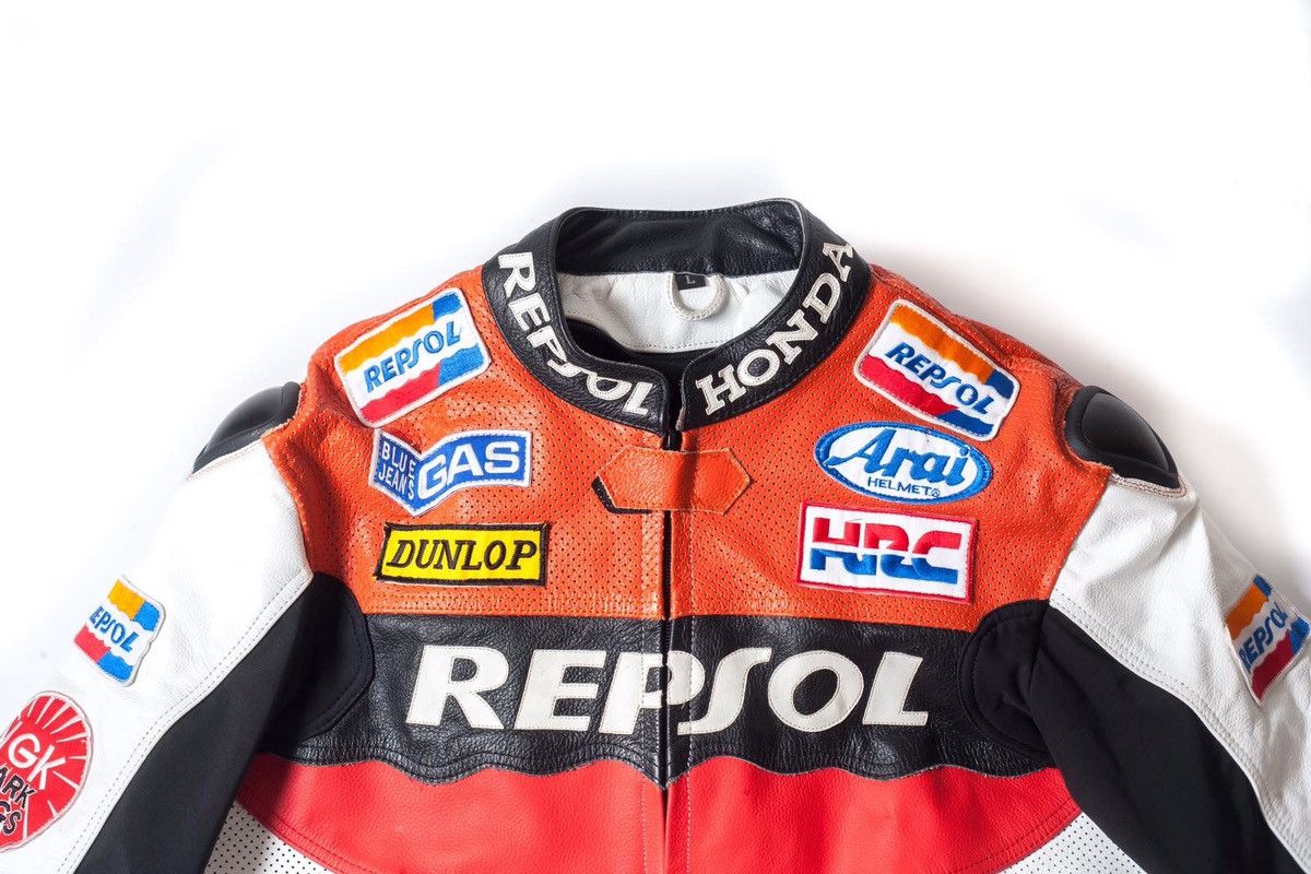 Honda Honda Repsol Vintage Leather Biker Jacket Size L Size US L / EU 52-54 / 3 - 2 Thumbnail