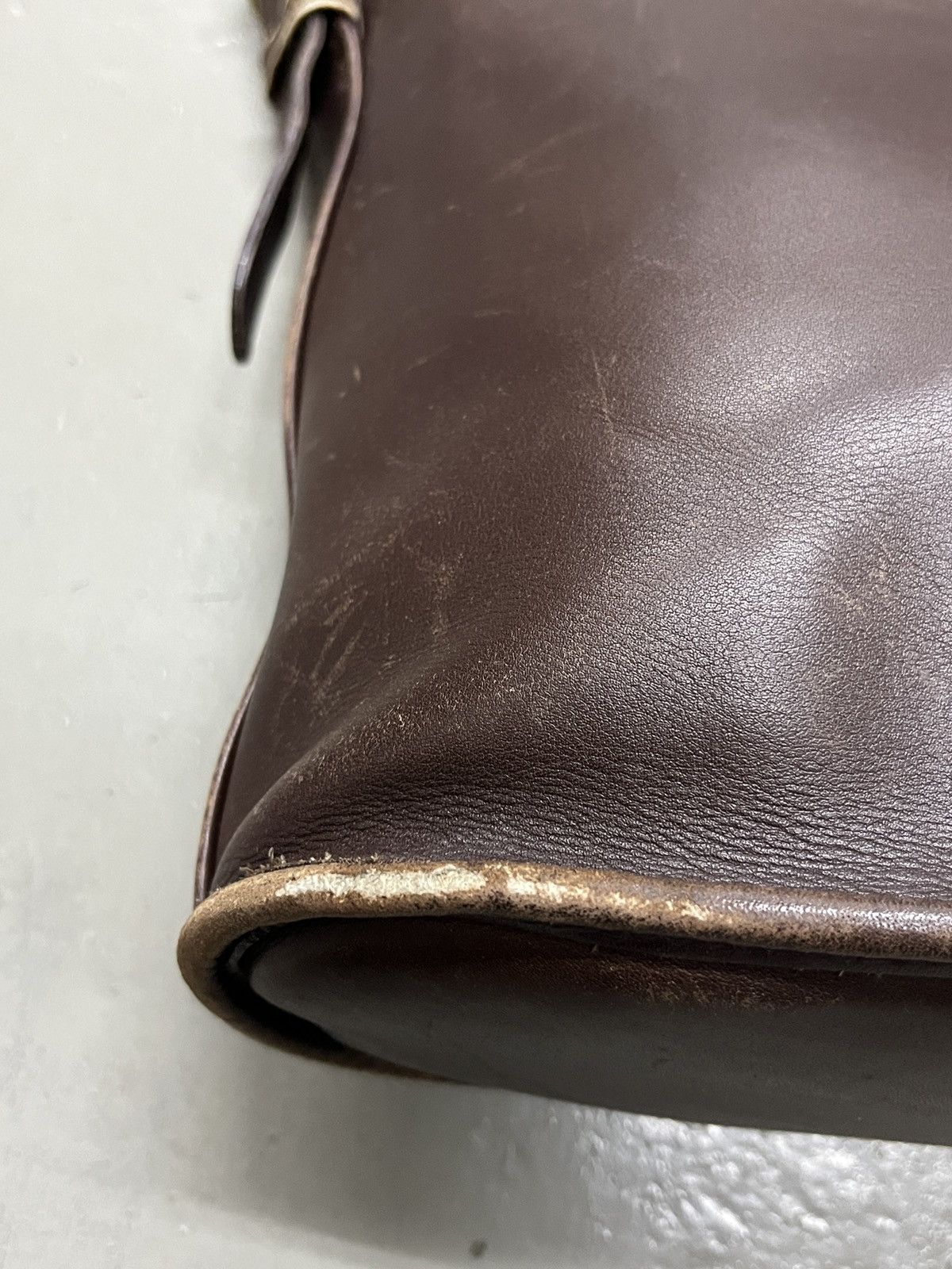 Coach Coach Vintage Tanned Patina Cowhide Leather Bucket Bag Size ONE SIZE - 9 Thumbnail