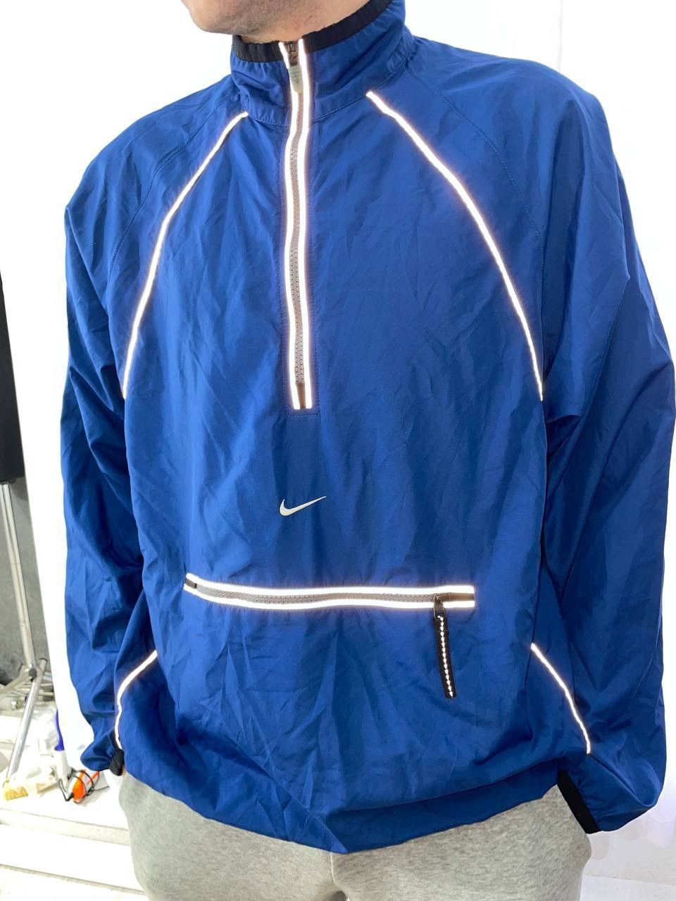 Nike Vintage Nike Jacket Anorak Reflective 1/2 Zip 00s swoosh Size US M / EU 48-50 / 2 - 1 Thumbnail
