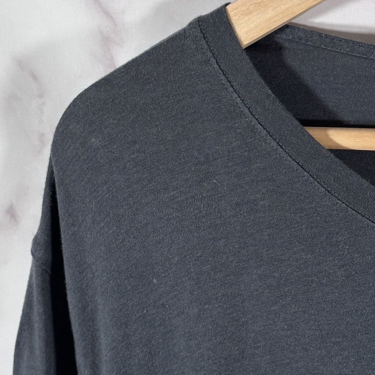 Helmut Lang NY Holographic Blue Tee Size US XXL / EU 58 / 5 - 2 Thumbnail