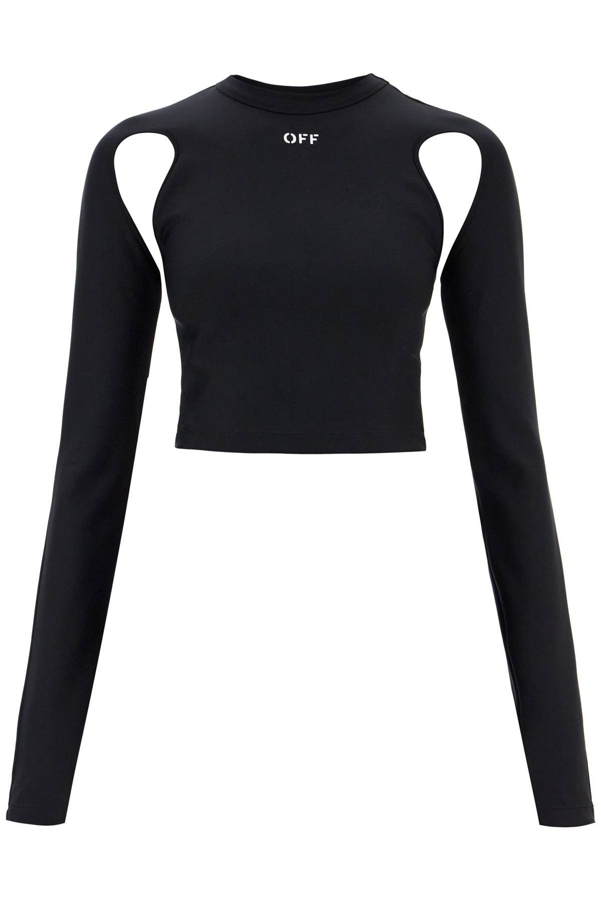 Off-White OFF-WHITE "Cropped Top With Cut Out Detail Size S / US 4 / IT 40 - 1 Thumbnail