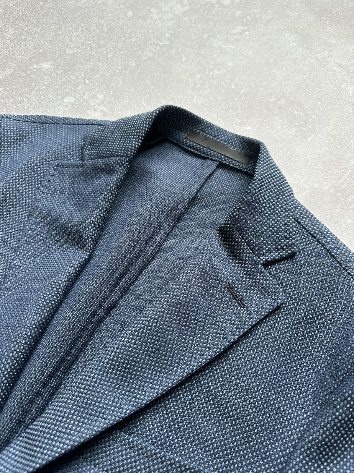 Boggi Blazer BOGGI Milano Wool size 48 blue Size 48R - 5 Thumbnail