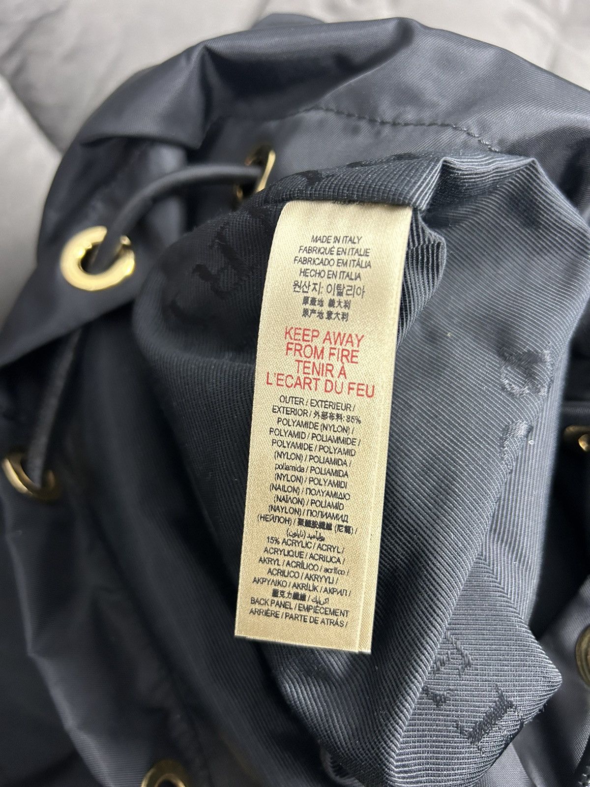 Burberry Burberry Black Nylon Backpack Luxury Designer Bag Size ONE SIZE - 10 Thumbnail