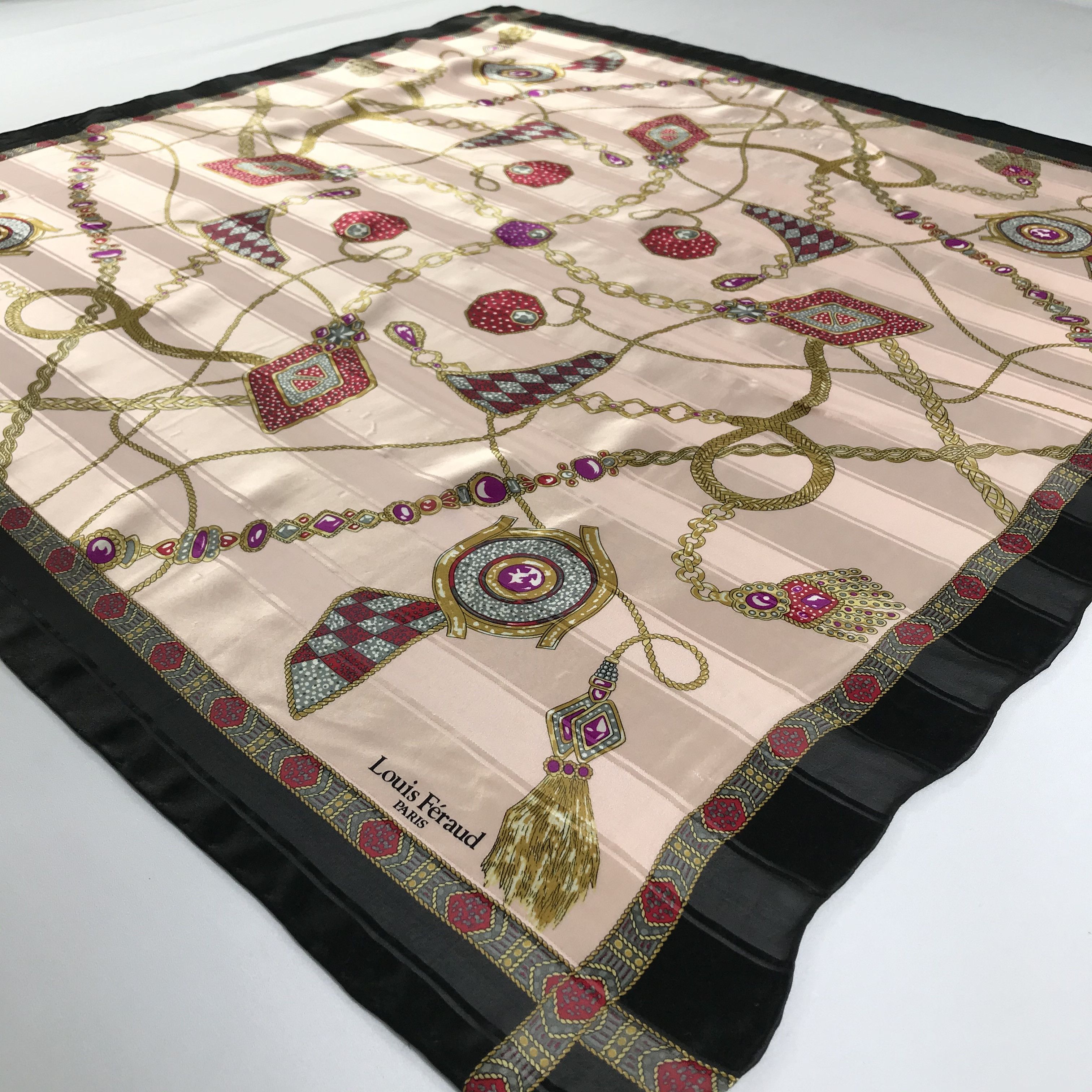 Louis Feraud Vintage Louis Feraud Silk Scarf Size ONE SIZE - 4 Thumbnail