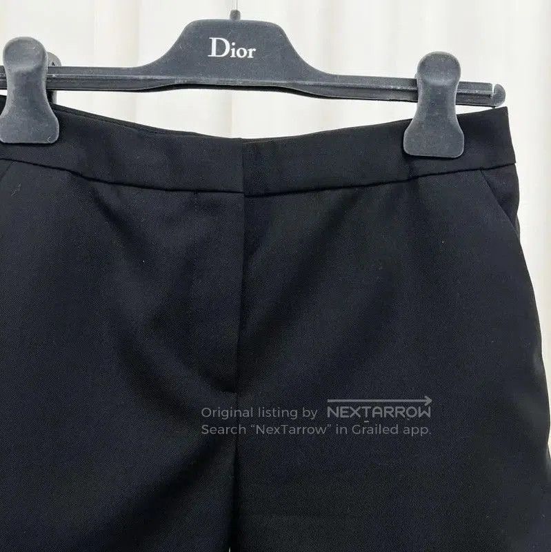 Dior Dior Black Wool Logo Women's Shorts . Size 22" - 3 Thumbnail