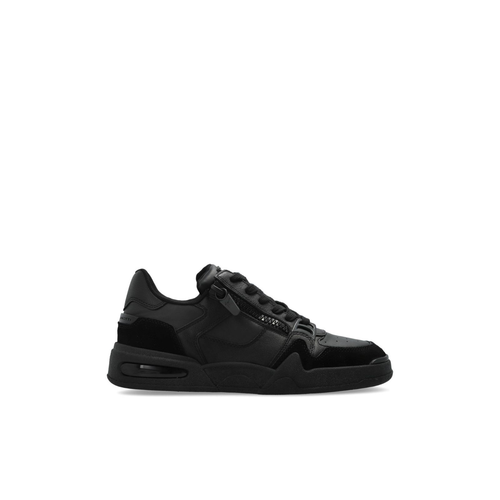 Giuseppe Zanotti GIUSEPPE ZANOTTI Ghost Black Leather Sneakers New & Authenti Size US 10.5 / EU 43-44 - 5 Thumbnail