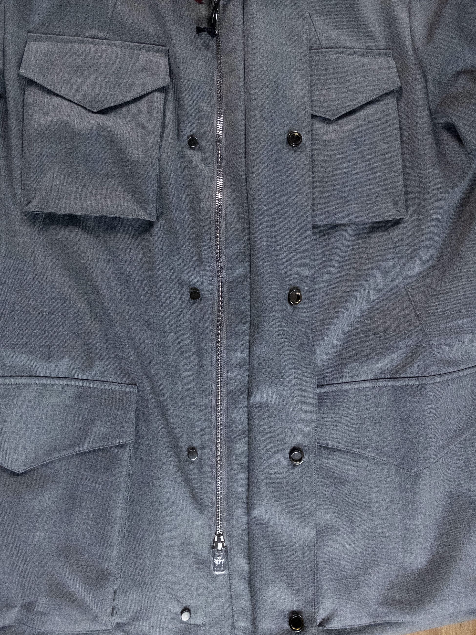 Montecore MONTECORE regular fit gray wool jacket 54 / XXL Size US XXL / EU 58 / 5 - 8 Thumbnail