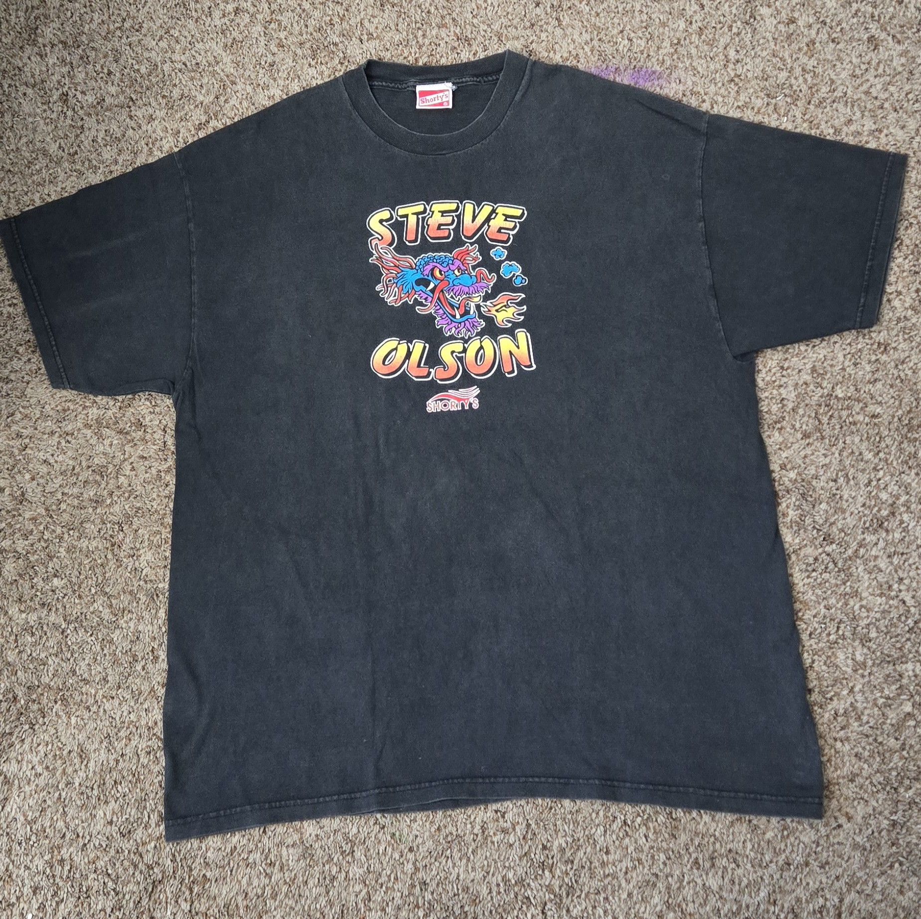 Shorty's Skateboards Vintage Shorty's X Steve Olson tee Size US XL / EU 56 / 4 - 1 Thumbnail