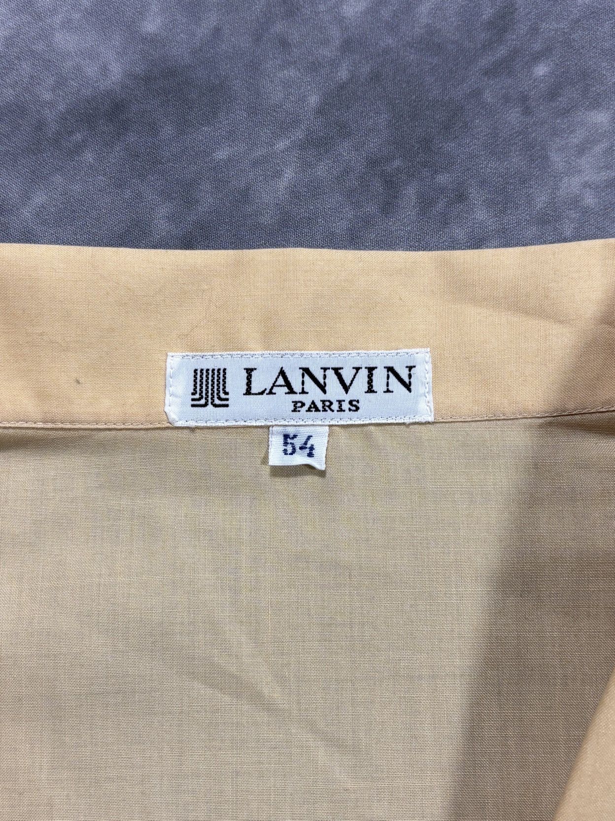 Lanvin Vintage Lanvin Pyjama Shirt Sleep PJs 1960s 1970s Designer Size US L / EU 52-54 / 3 - 5 Thumbnail