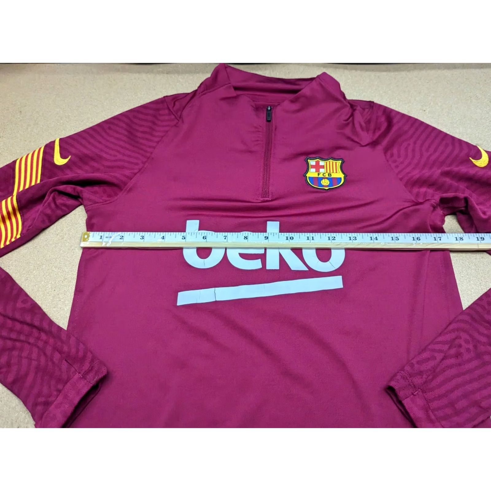 Nike Nike Barcelona 2020-2021 Mens Training Top Small Drill Long Sleeve Football Shirt XS? Size US S / EU 44-46 / 1 - 3 Thumbnail