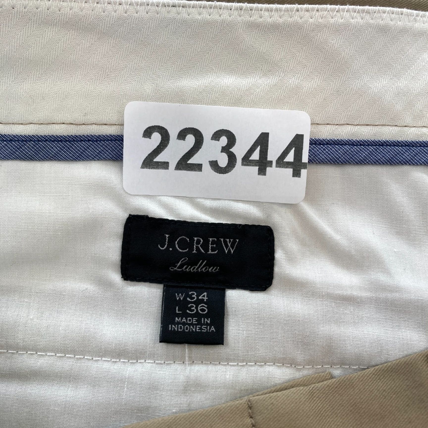 J.Crew J.Crew Ludlow Golf Pants Mens 34x36 Slim Beige Khaki 3XDRY NWT Size US 34 / EU 50 - 4 Thumbnail