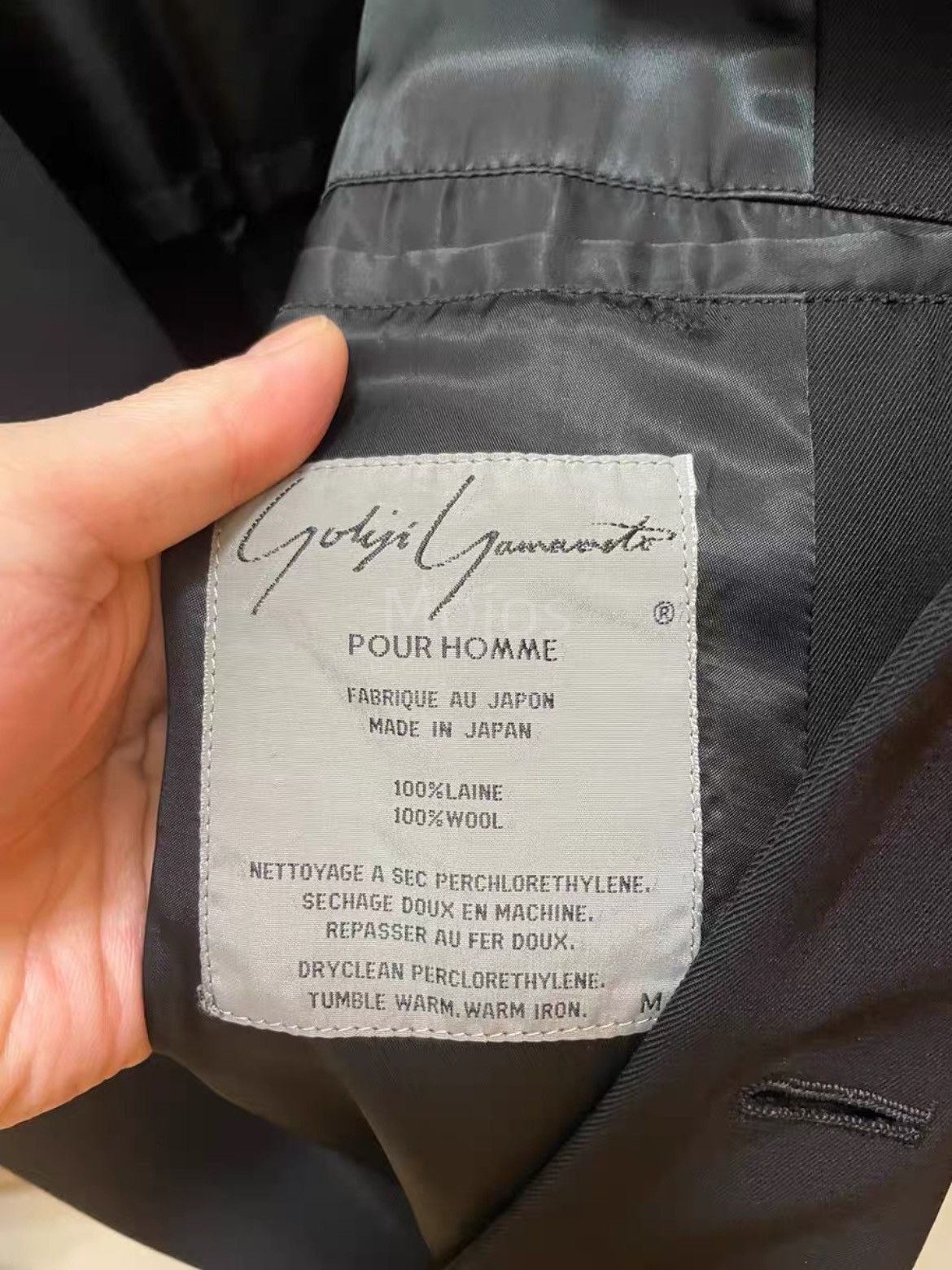 Yohji Yamamoto Yohji Yamamoto Pour Homme 90SS Bull Dog Stitches Jacket-250 Size US M / EU 48-50 / 2 - 5 Thumbnail