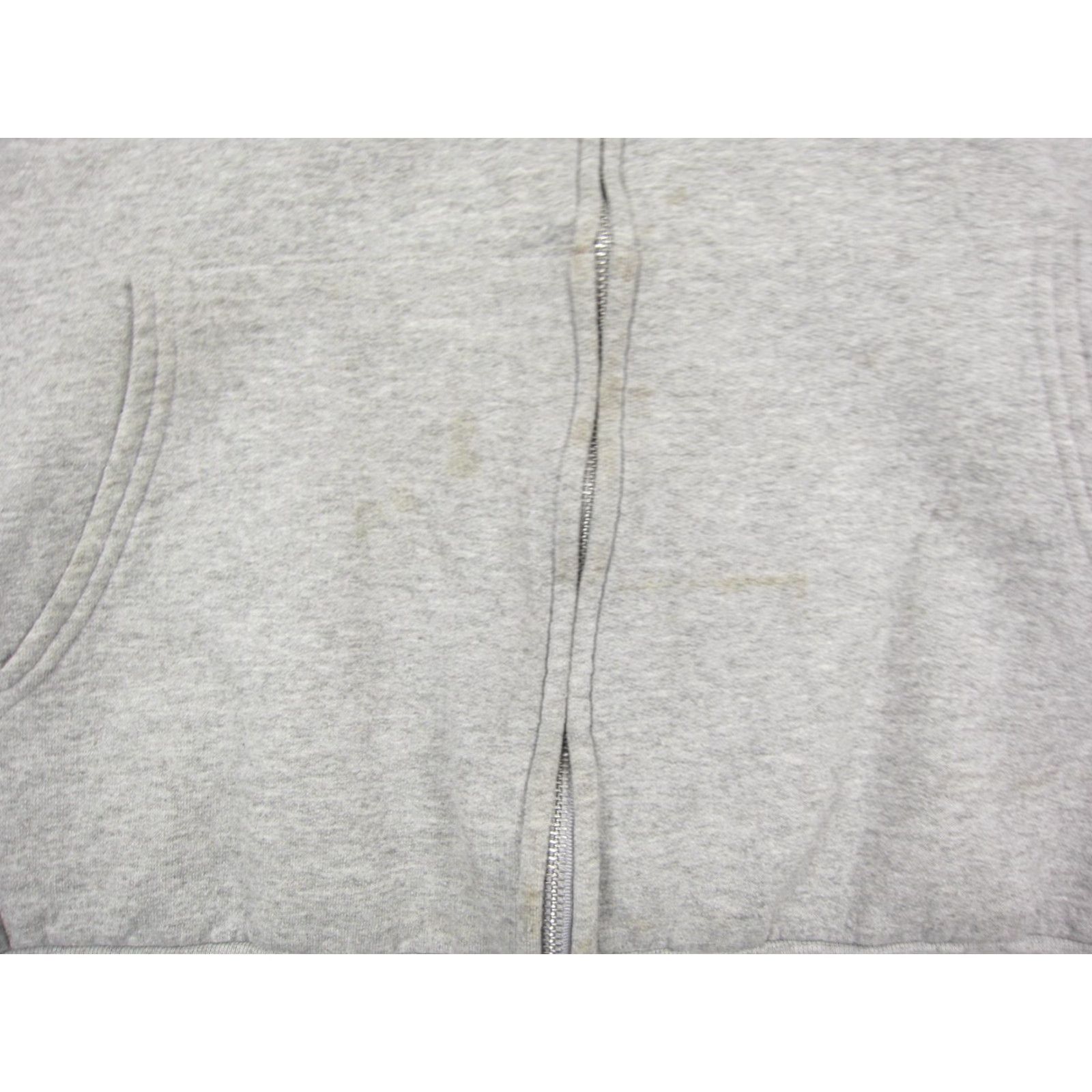 Hanes Hanes Hoodie Mens 2XL Gray Full Zip Sweatshirt 90s Cotton Casual Vintage Zip Hooded Sweatshirt Swing Tag? Size US XXL / EU 58 / 5 - 3 Thumbnail