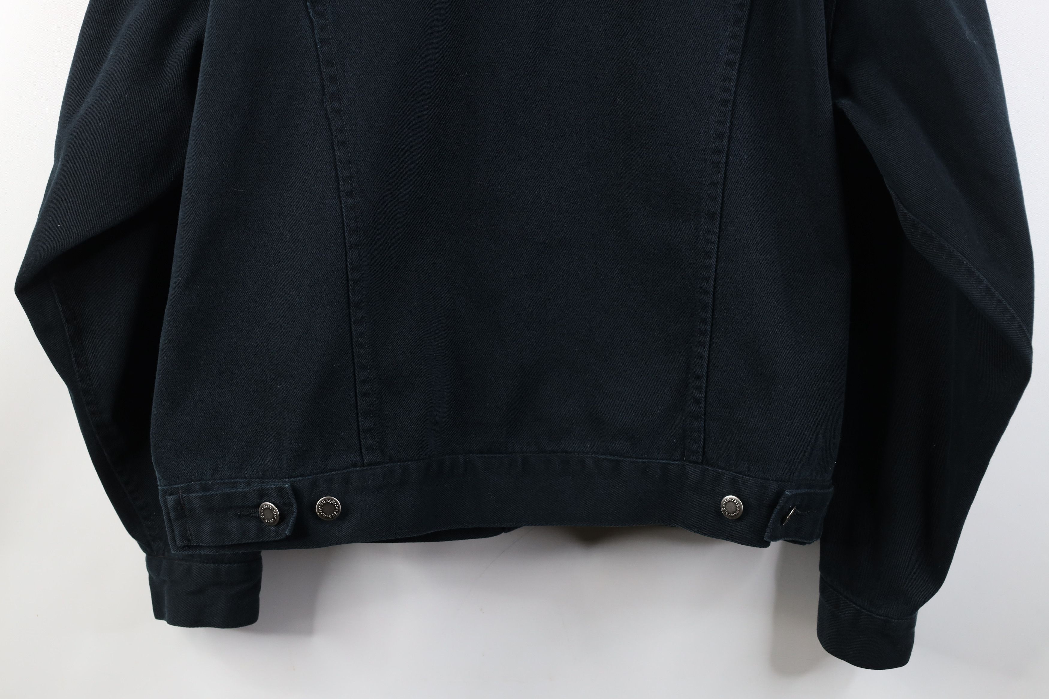 Wrangler Vintage 90s Y2K Wrangler Denim Jean Trucker Jacket Black Size US L / EU 52-54 / 3 - 14 Thumbnail