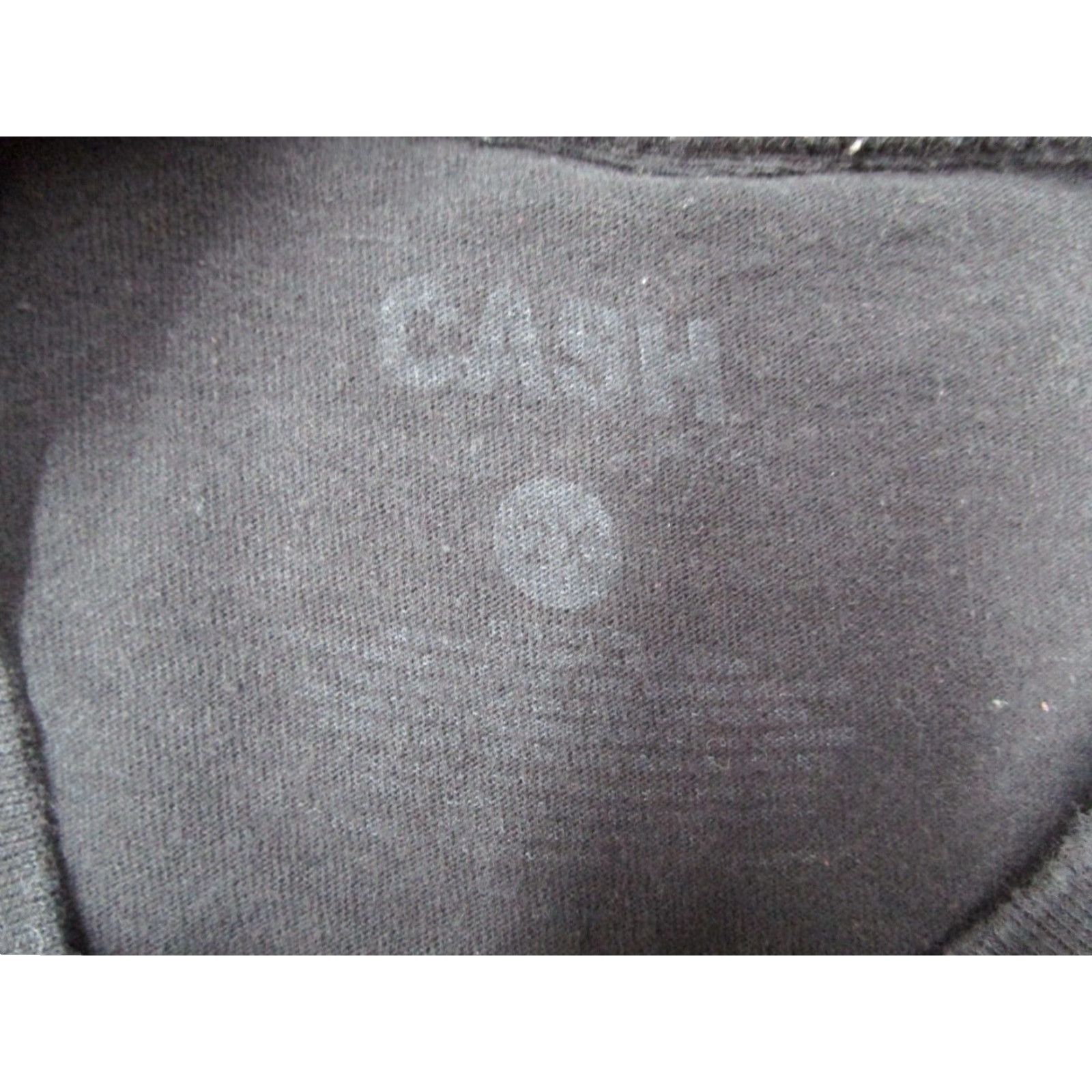 Etro VINTAGE Johnny Cash T-Shirt Mens 2XL Short Sleeve Black Cotton Music Retro Western 70s 80s Man in Black Size US XXL / EU 58 / 5 - 4 Thumbnail