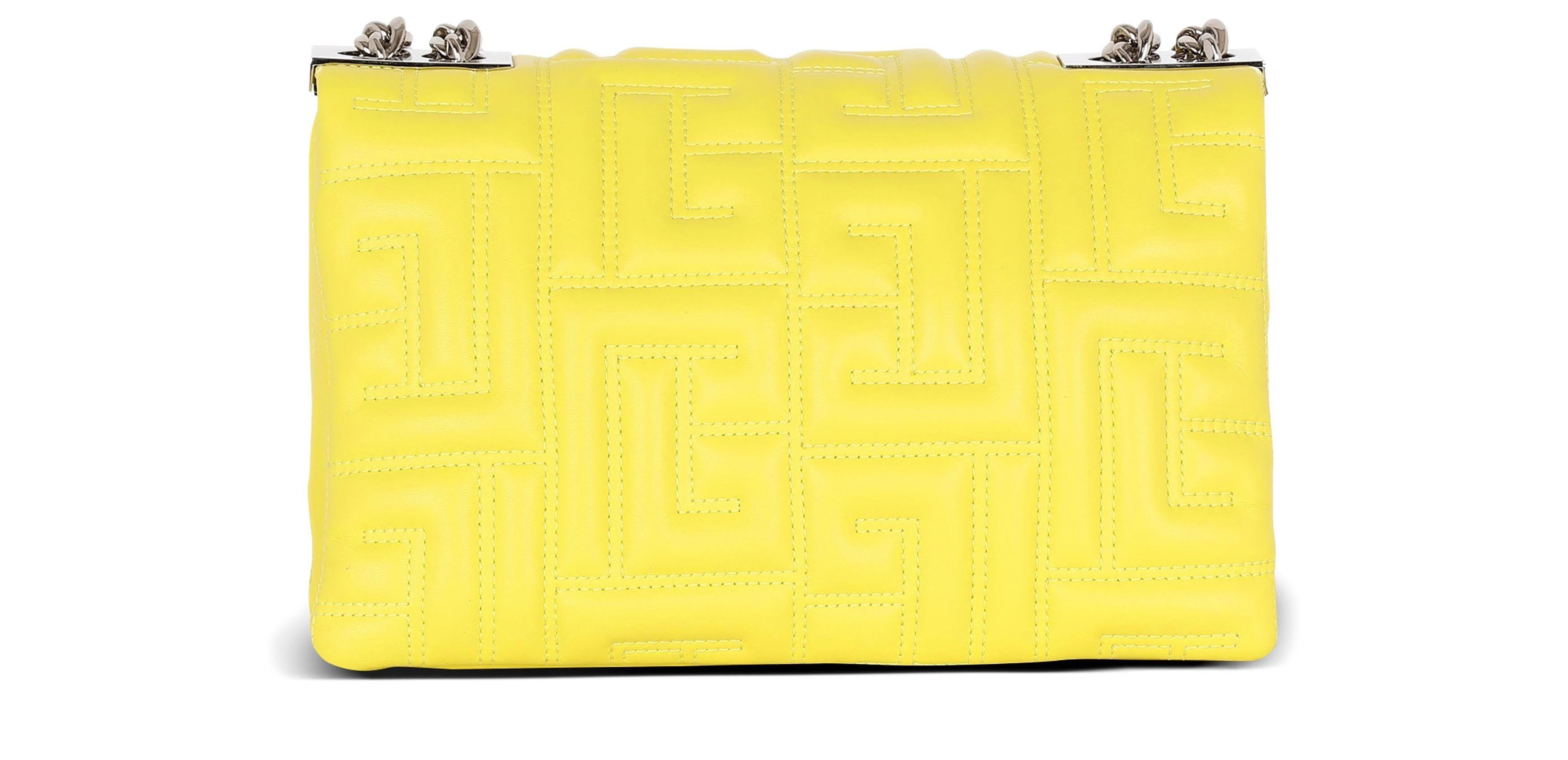 o1srvl11e0524 Size: OS / Quilted Messenger Bag in Yellow