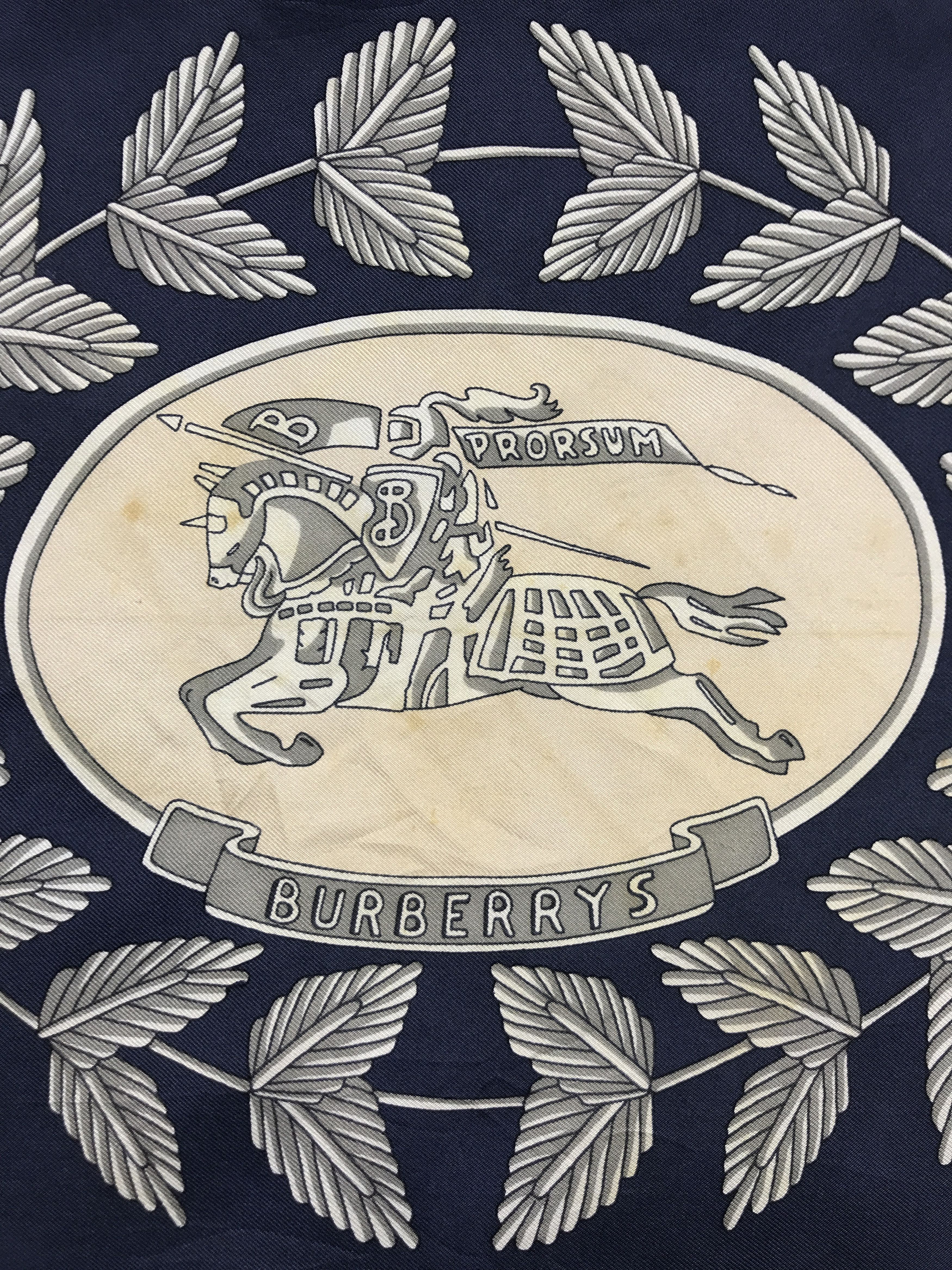 Burberry × Vintage Vintage Burberry Silk Scarf Size ONE SIZE - 11 Thumbnail