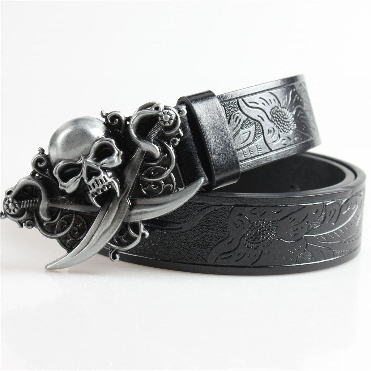 Japanese Brand Skull pirate Buckle belt Size ONE SIZE - 1 Thumbnail