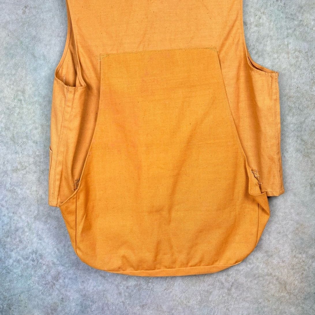 Vintage VTG 70s Hunting Vest Sz L Tan Shooting Pockets USA Utility Size US L / EU 52-54 / 3 - 8 Thumbnail