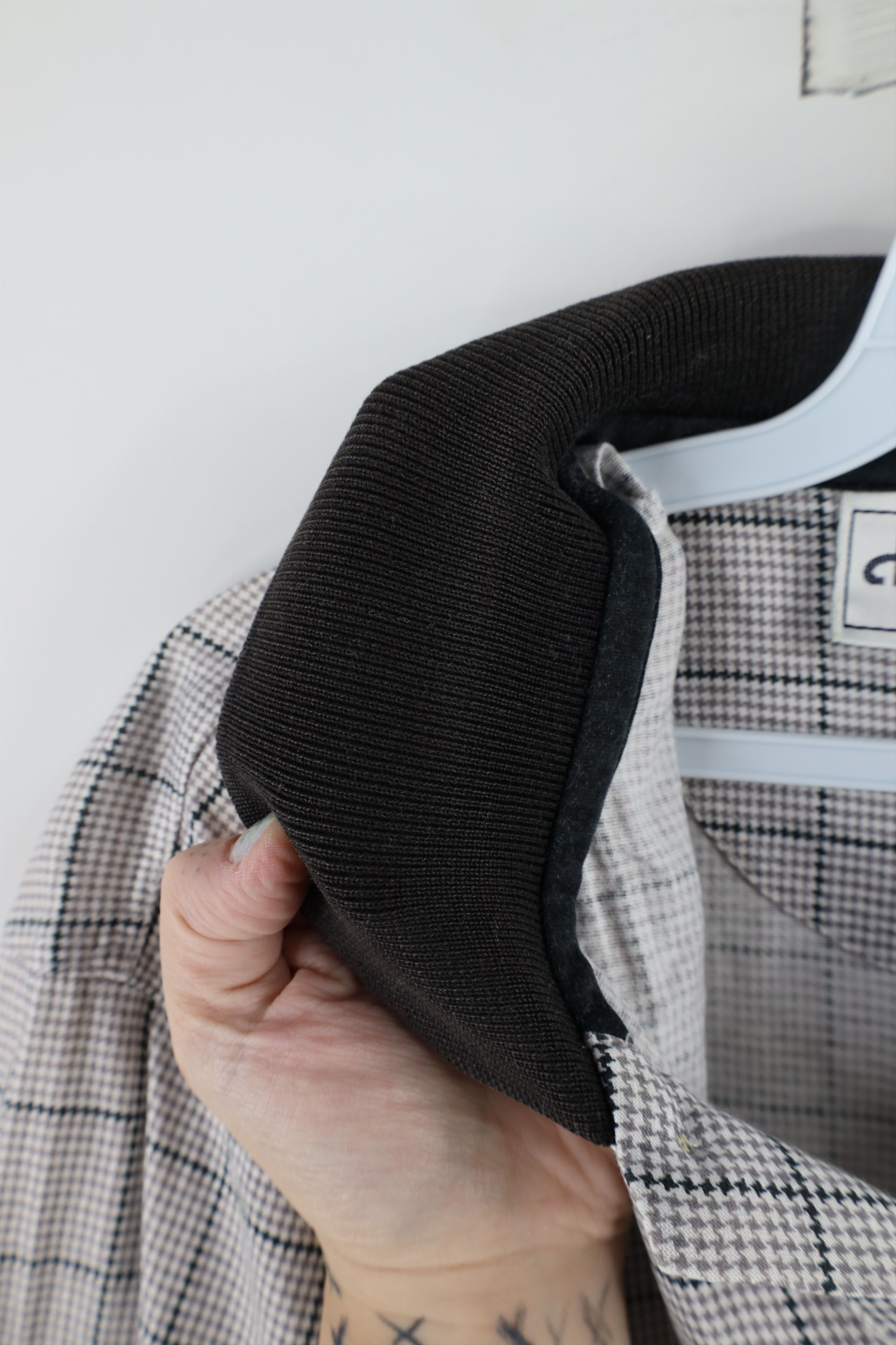 Vintage Vintage 90s Streetwear Houndstooth Collared Golf Polo Shirt Size US S / EU 44-46 / 1 - 6 Thumbnail