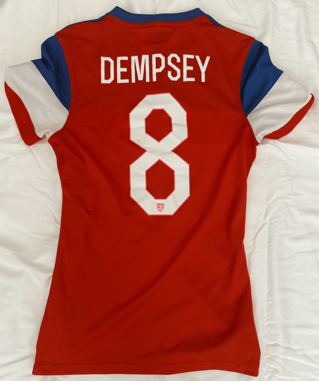 Nike 2014 USMNT USA "Bomb Pop" Dempsey Authentic Jersey Size US S / EU 44-46 / 1 - 2 Thumbnail