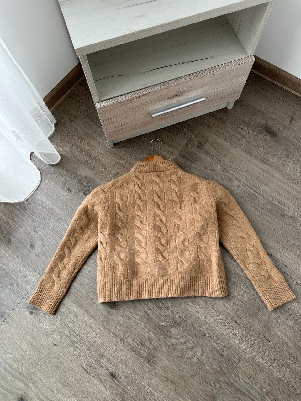 Polo Ralph Lauren × Vintage Vintage Polo Ralph Lauren Beige Cable Knit Sweater Size US XXS / EU 40 - 8 Thumbnail