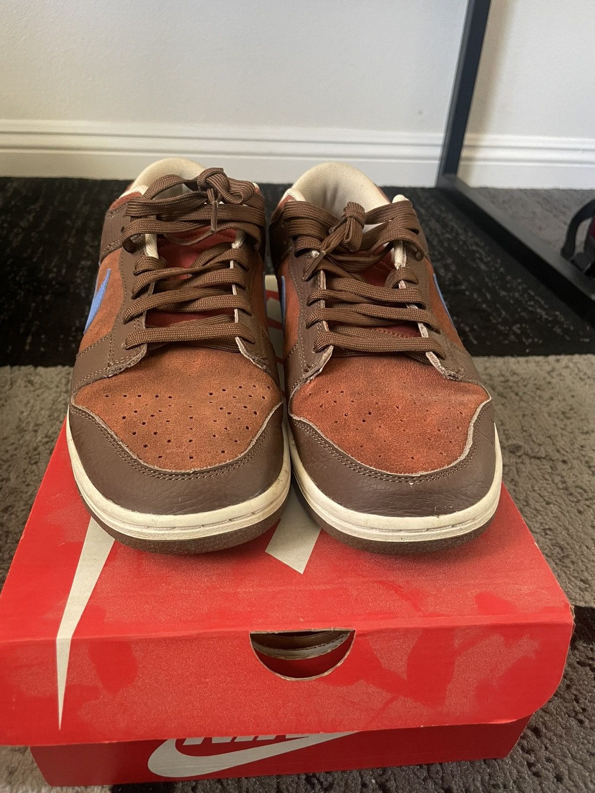 Jordan Brand × Nike Nike Dunk Low Retro PRM Size US 11.5 / EU 44-45 - 5 Thumbnail