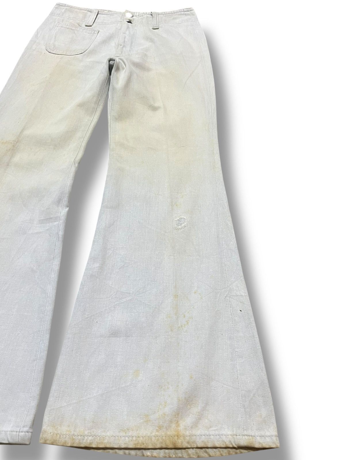 Japanese Brand Vintage McCampbell Massive Flare Bell Bottom Denim Size US 28 / EU 44 - 4 Thumbnail