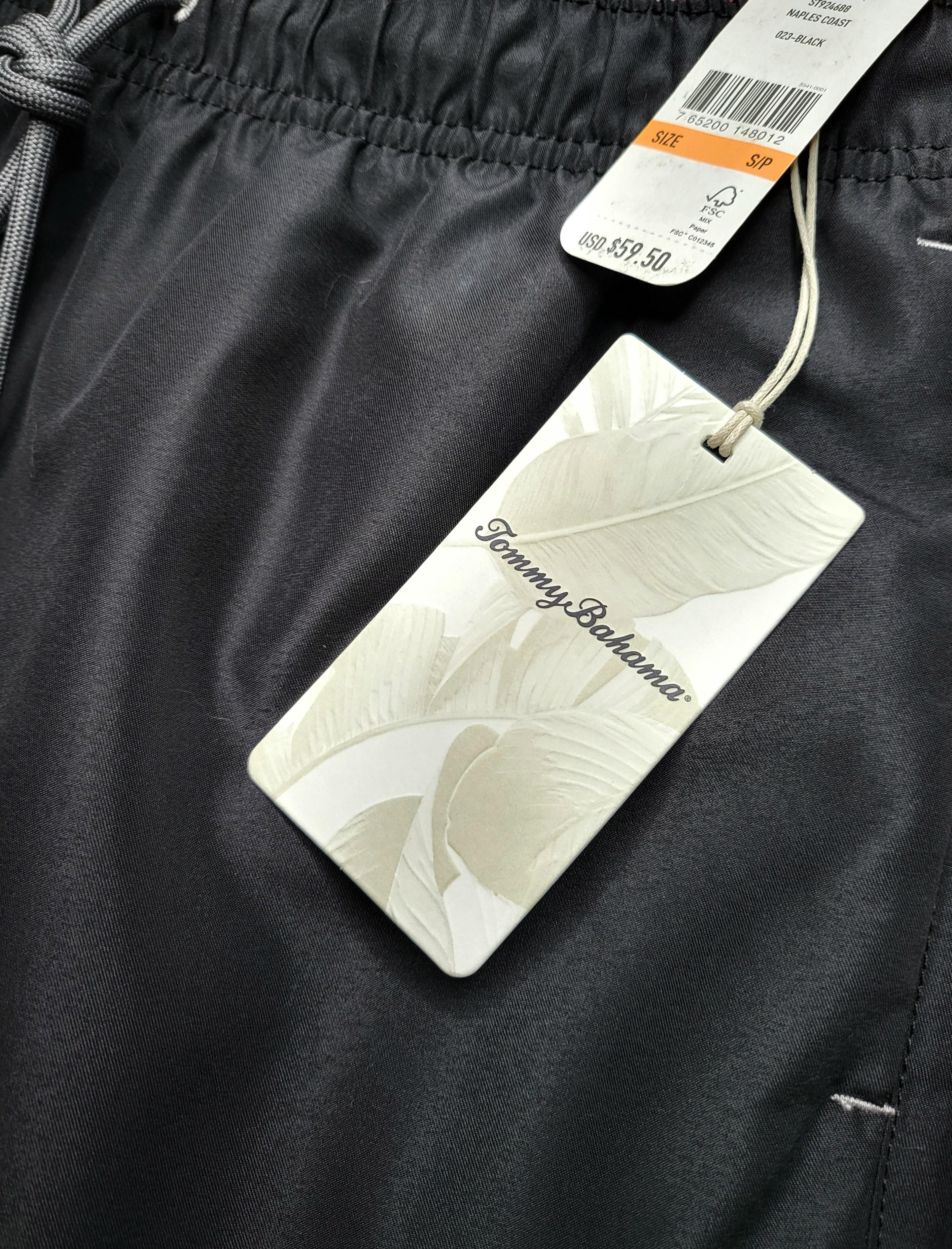 Tommy Bahama NWT Tommy Bahama Naples Coast Swim Trunks Black Size S Size US 30 / EU 46 - 2 Thumbnail