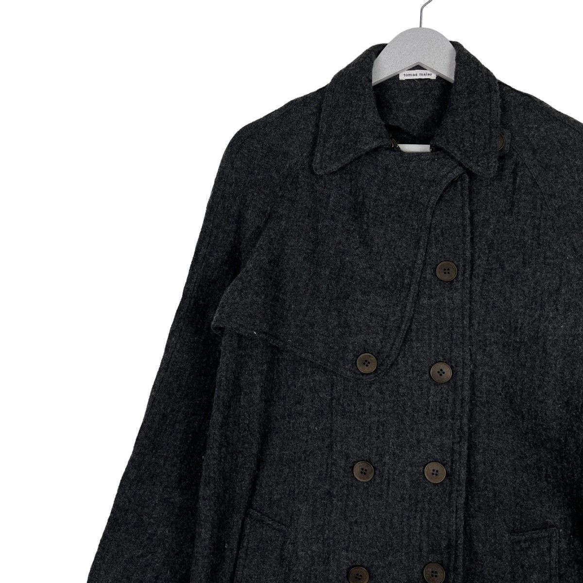Tomas Maier 🔥 TOMAS MAIER DOUBLE BREAST OVERCOAT MADE IN ITALY Size US M / EU 48-50 / 2 - 5 Thumbnail