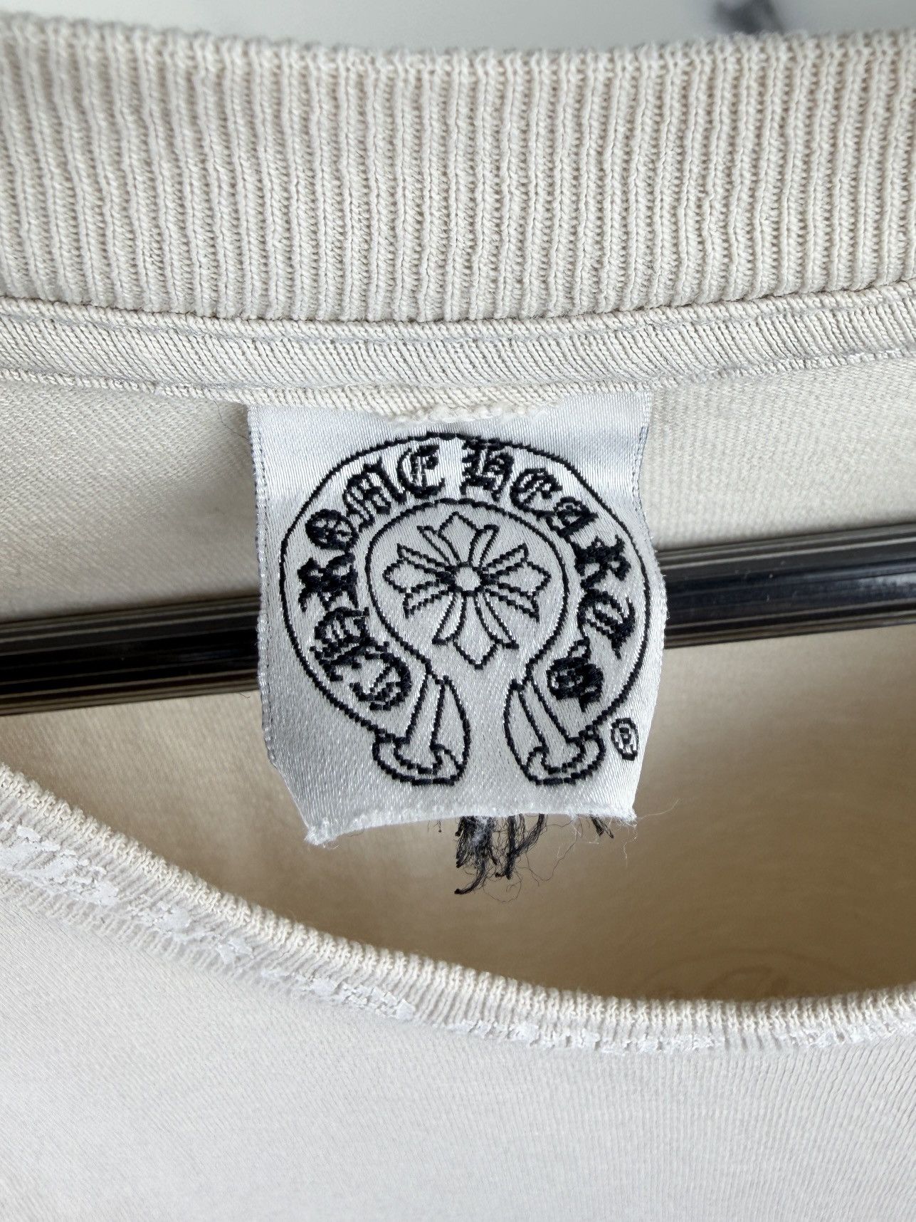 Chrome Hearts Chrome Hearts Vintage Faded Tan Scroll Logo Pocket Tshirt Size US L / EU 52-54 / 3 - 10 Thumbnail