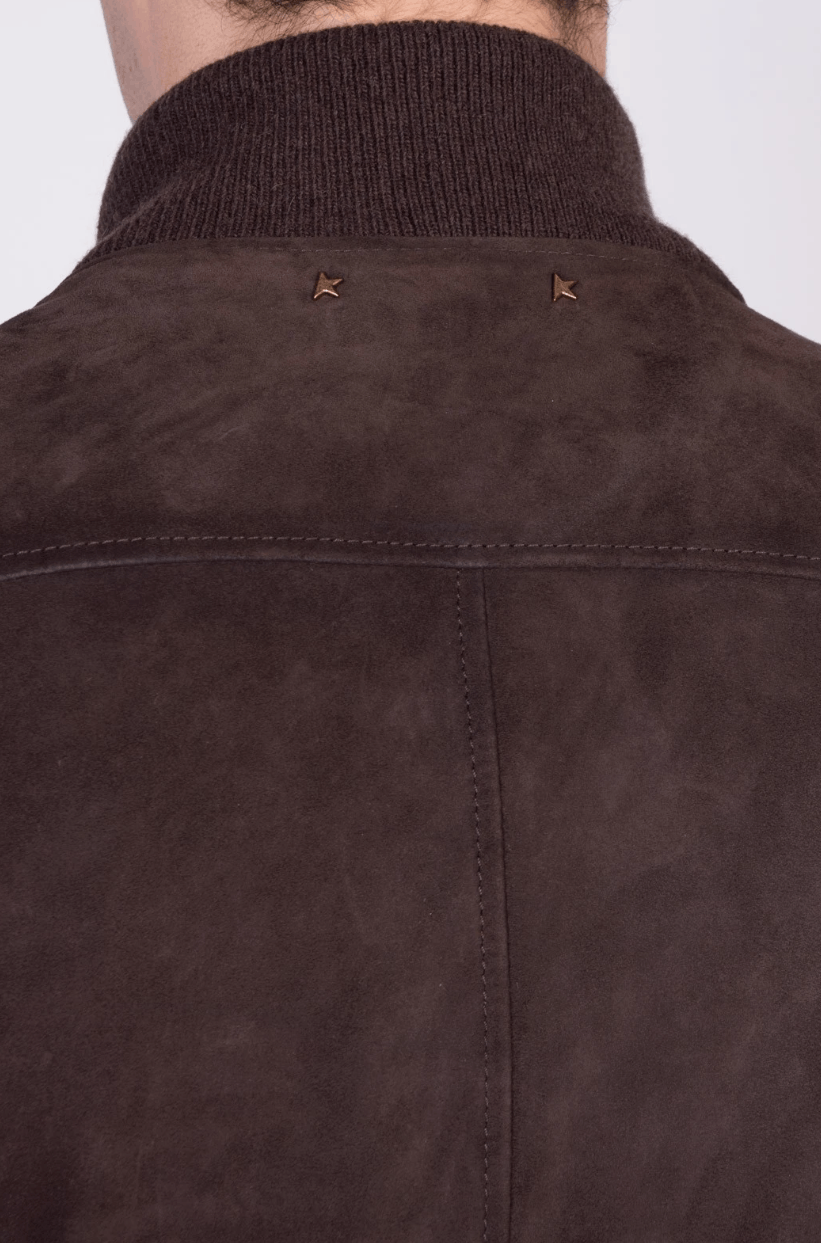 Golden Goose GOLDEN GOOSE Suede Leather Jacket Size US XS / EU 42 / 0 - 4 Thumbnail