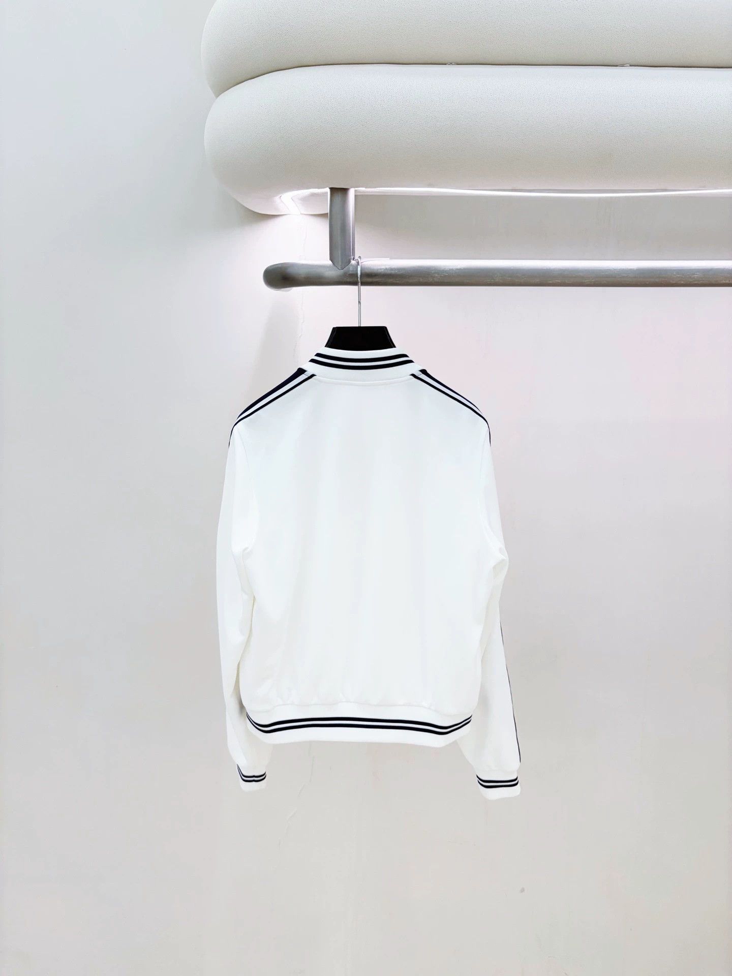 Celine Celine 99 New White & Blue Stripe M Jacket Size M / US 6-8 / IT 42-44 - 2 Thumbnail