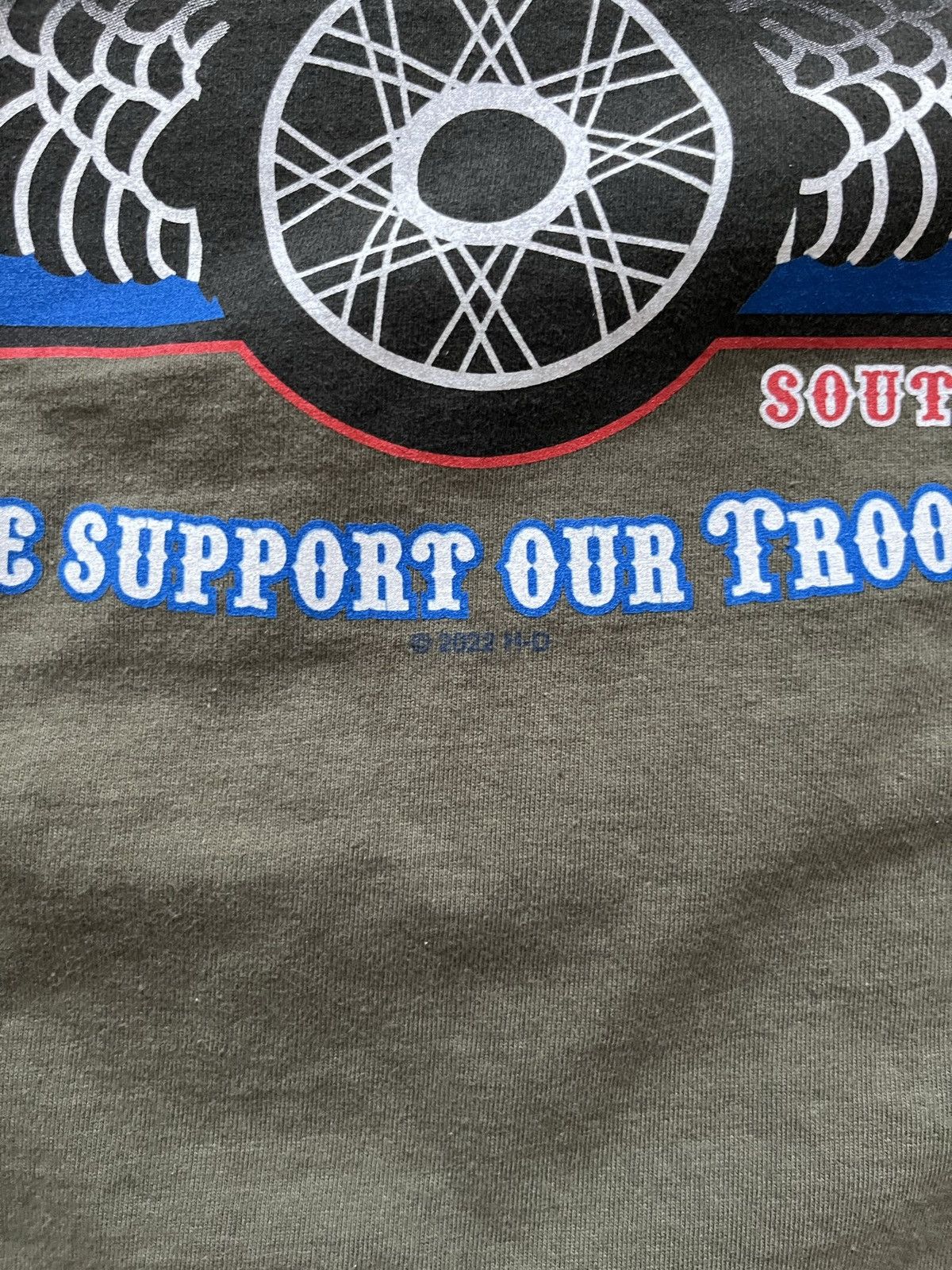 Harley Davidson Harley Davidson "we support our troops" shirt Size US XL / EU 56 / 4 - 5 Thumbnail