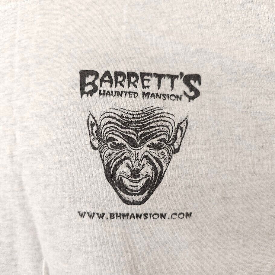 Gildan Barretts Haunted Mansion T Shirt Mens Size Medium Gray Size US M / EU 48-50 / 2 - 3 Thumbnail