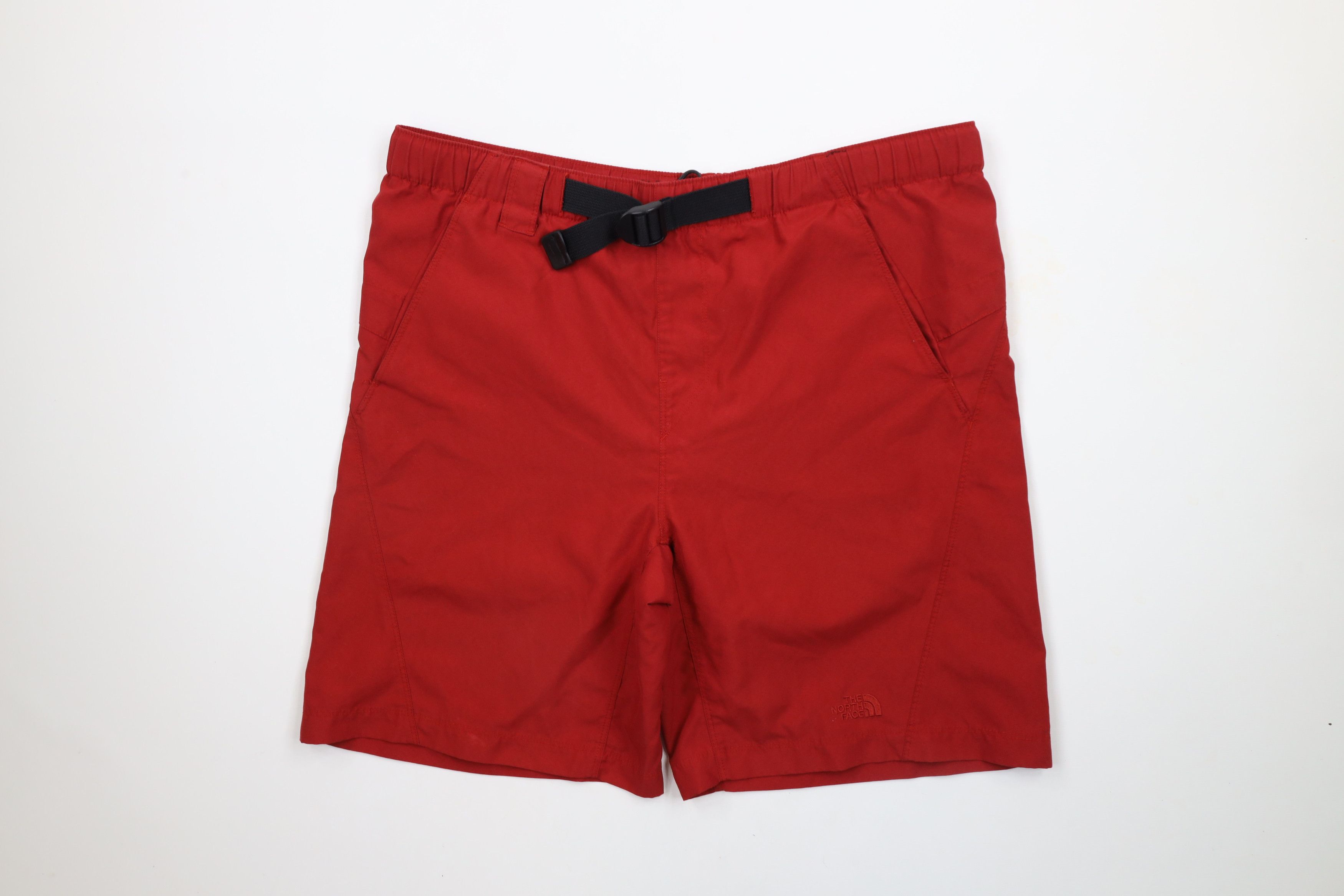 The North Face × Vintage Vintage The North Face Spell Out Belted Above Knee Shorts Size US 34 / EU 50 - 1 Thumbnail