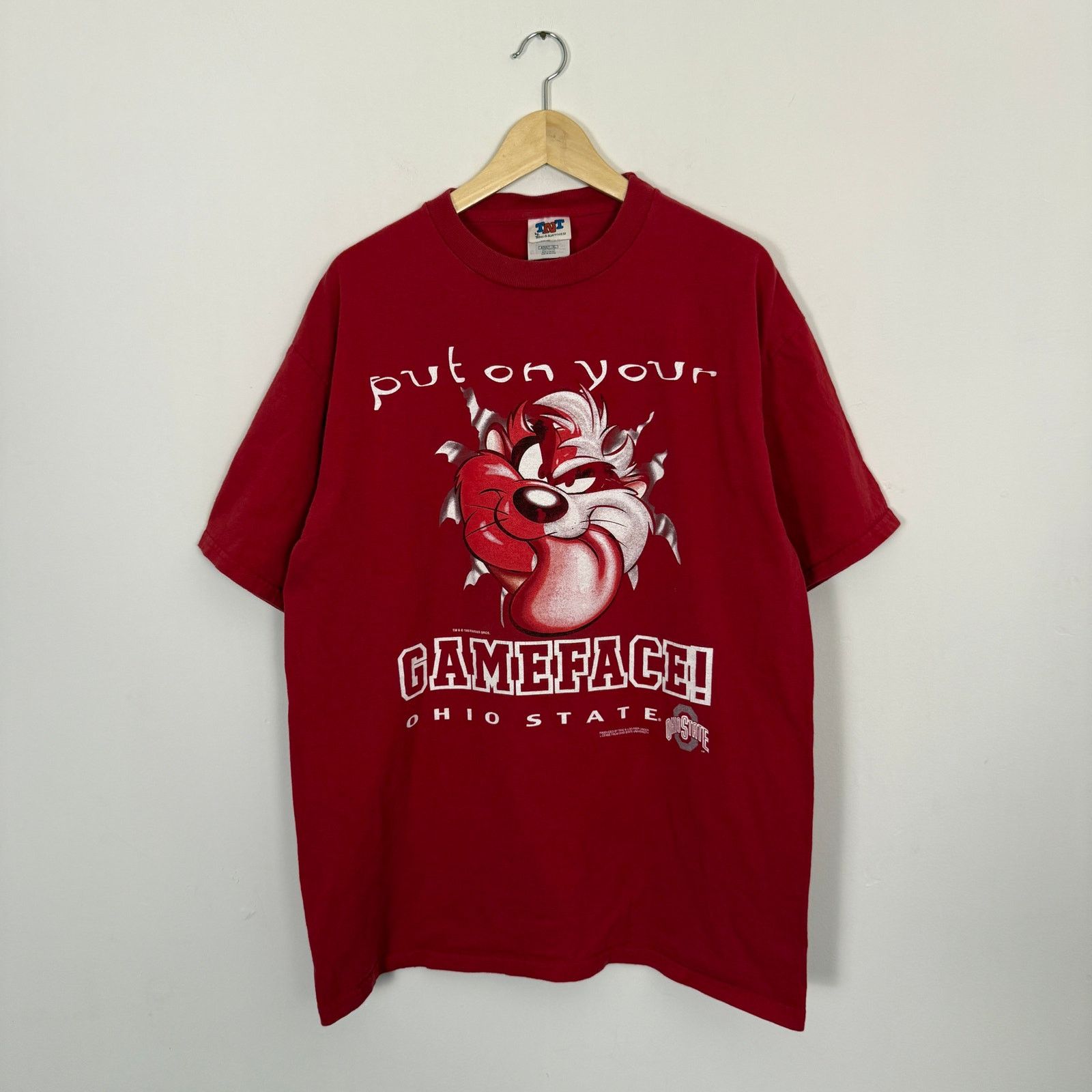 Vintage Vintage 90s Big Face TAZ Looney Tunes Tee | Grailed