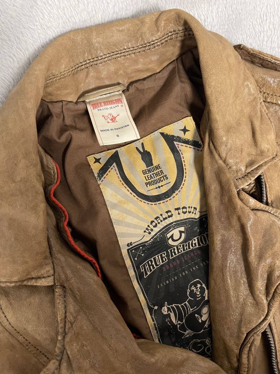 True Religion True Religion Vintage Leather Jacket Size S / US 4 / IT 40 - 3 Thumbnail
