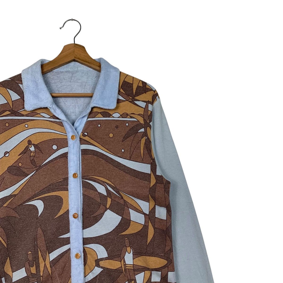 ABAHOUSE 90’s ABAHOUSE Surfing Graphics Button Shirt #2602-C117 Size US M / EU 48-50 / 2 - 5 Thumbnail