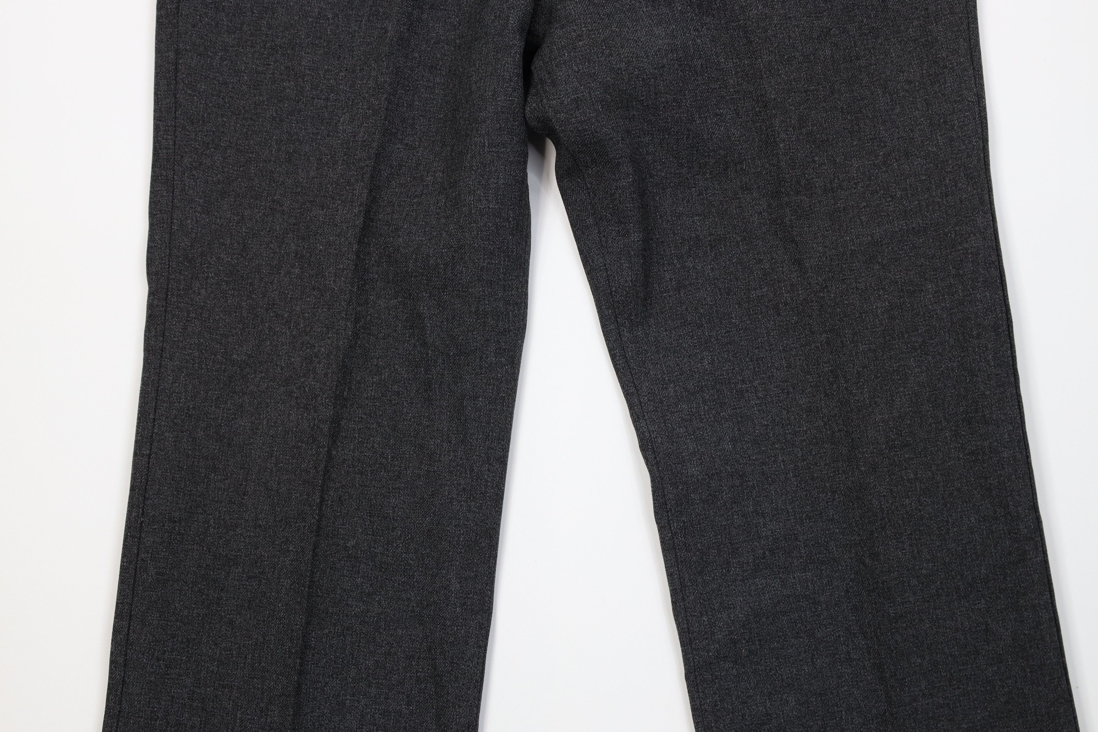 Levi's Vintage 90s Levis Knit Flared Wide Leg Chino Pants Gray USA Size US 38 / EU 54 - 3 Thumbnail