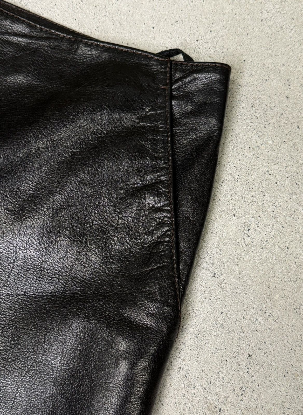 Miu Miu Miu Miu Leather Skirt Size 30" / US 8 / IT 44 - 4 Thumbnail