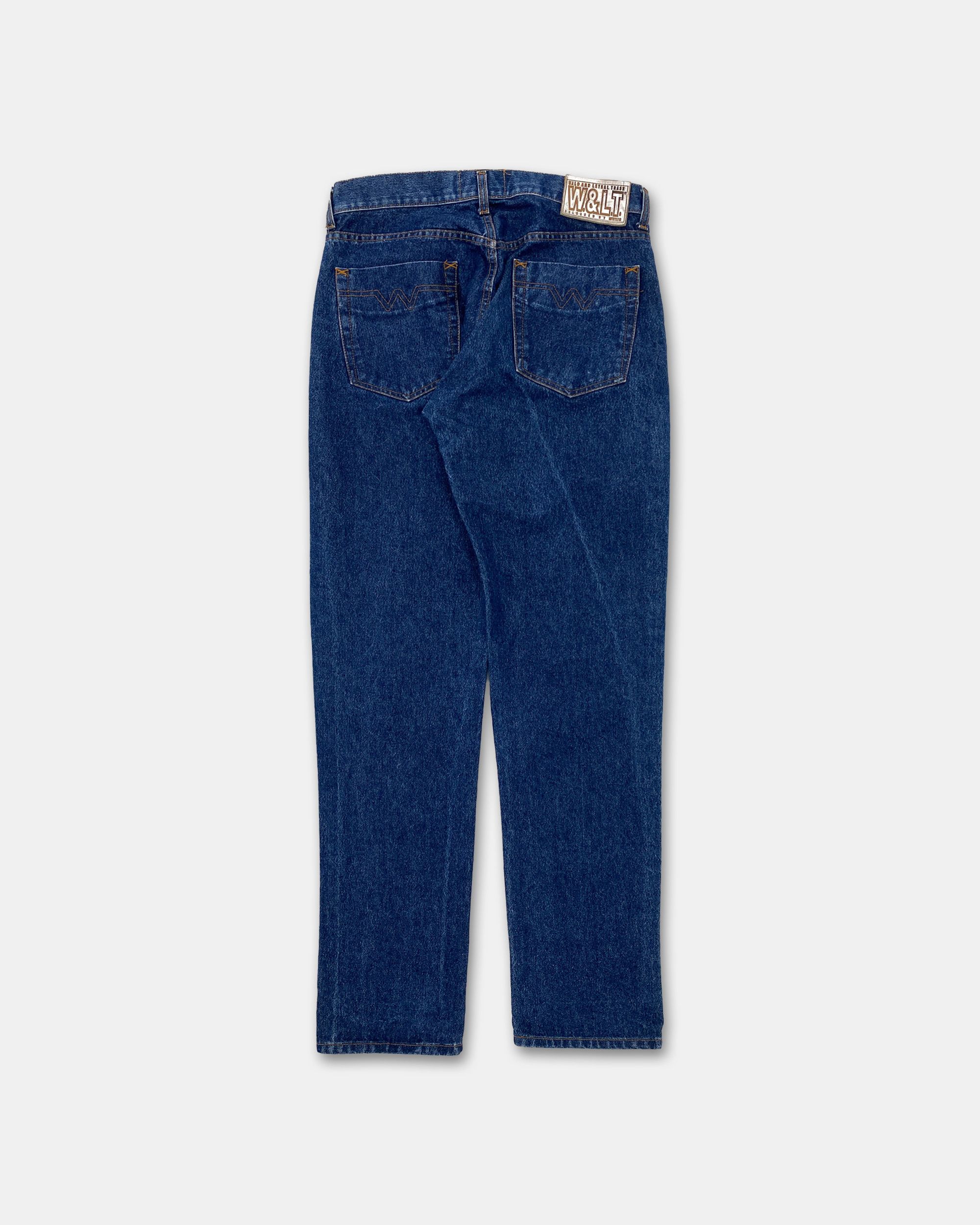 Mustang × W&LT × Walter Van Beirendonck 1990s Glitter Denim Size US 33 - 4 Thumbnail
