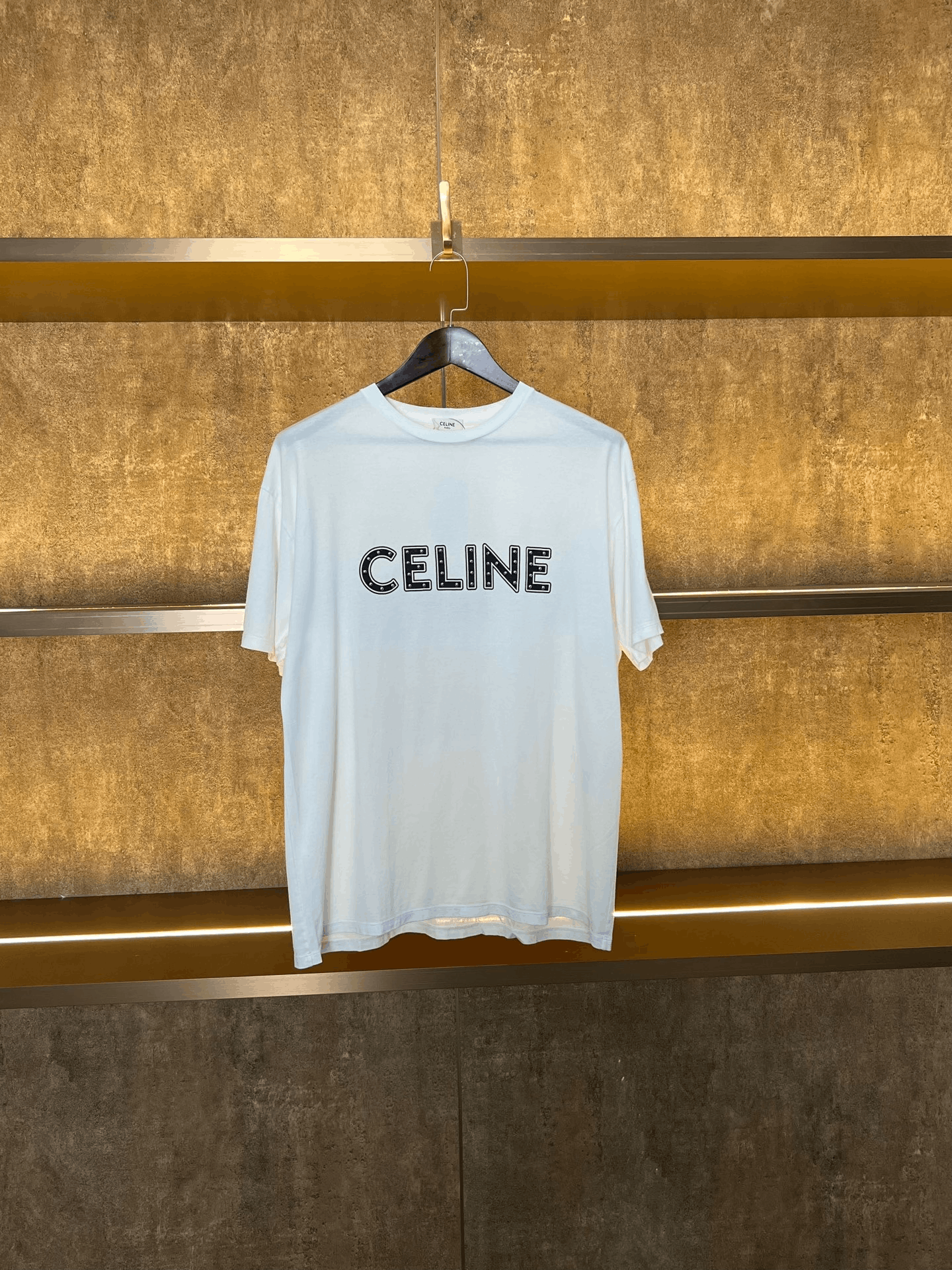 Celine Celine Rivet Short Sleeve Size L / US 10 / IT 46 - 1 Thumbnail