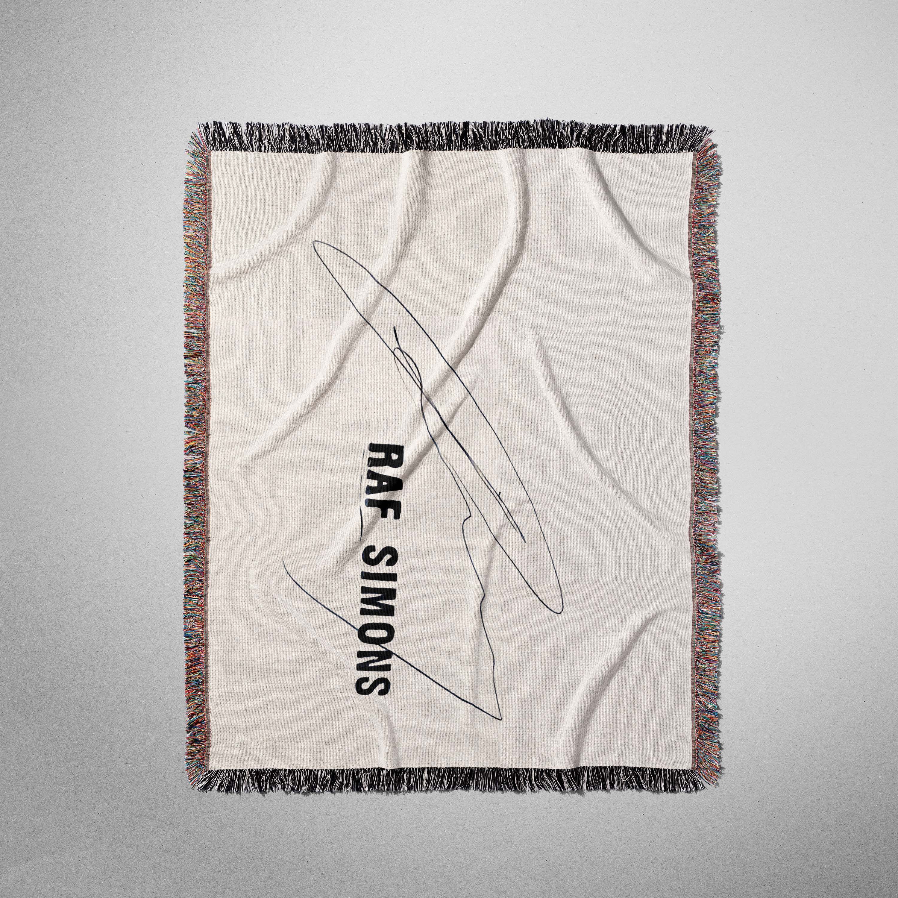 Raf Simons Raf Simons Blanket Woven Art Poster Fashion Gift Logo Size ONE SIZE - 1 Thumbnail