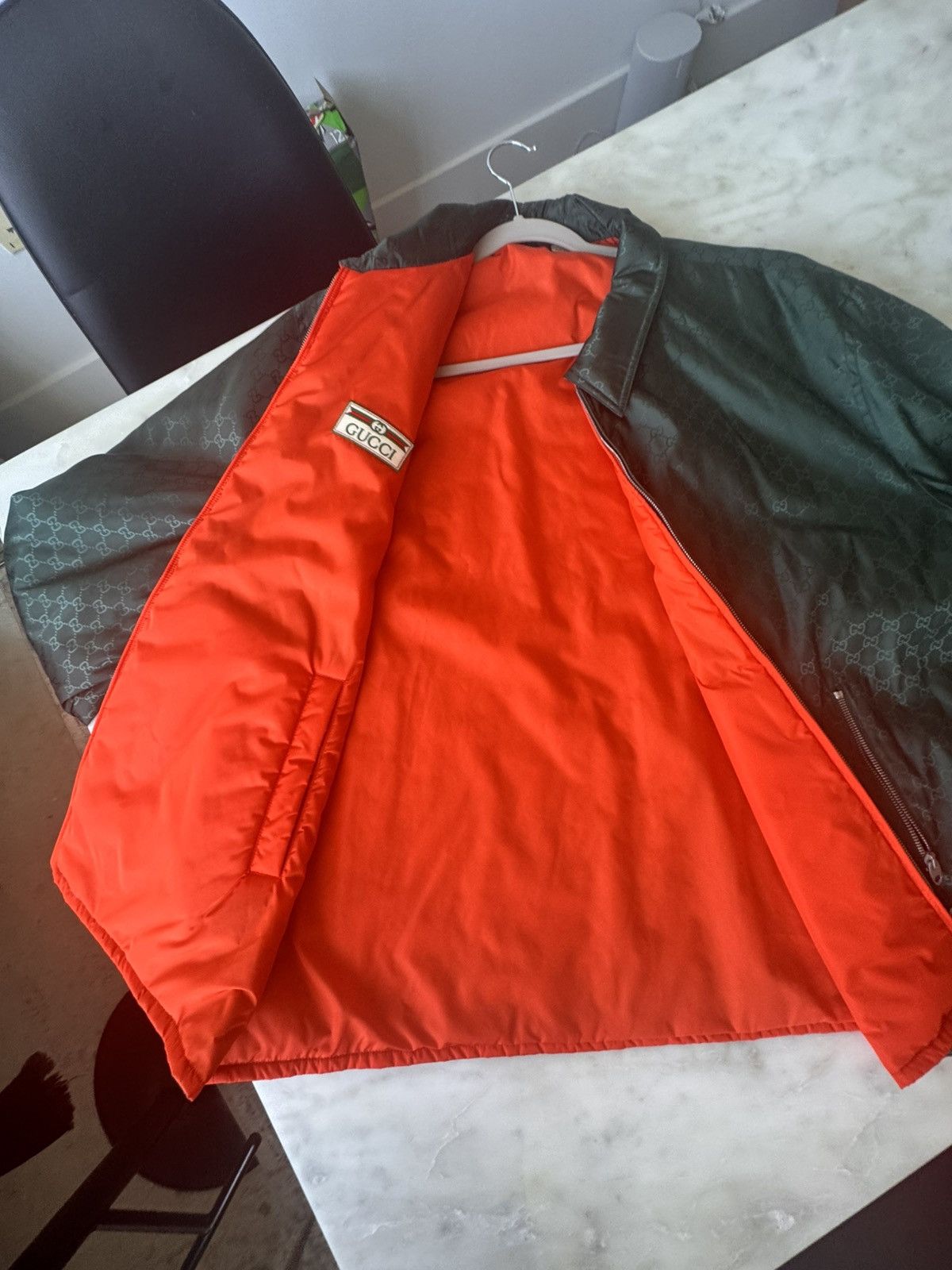 Gucci Men’s Reversible Gucci Bomber Jacket Size US XXL / EU 58 / 5 - 4 Thumbnail