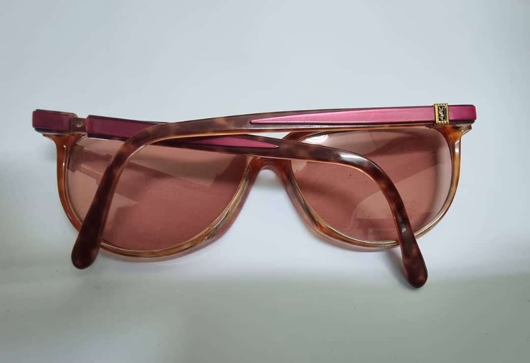 Vintage × Yves Saint Laurent 1970s YSL Yves Saint Laurent France Spectacles Rare rayban Size ONE SIZE - 4 Thumbnail