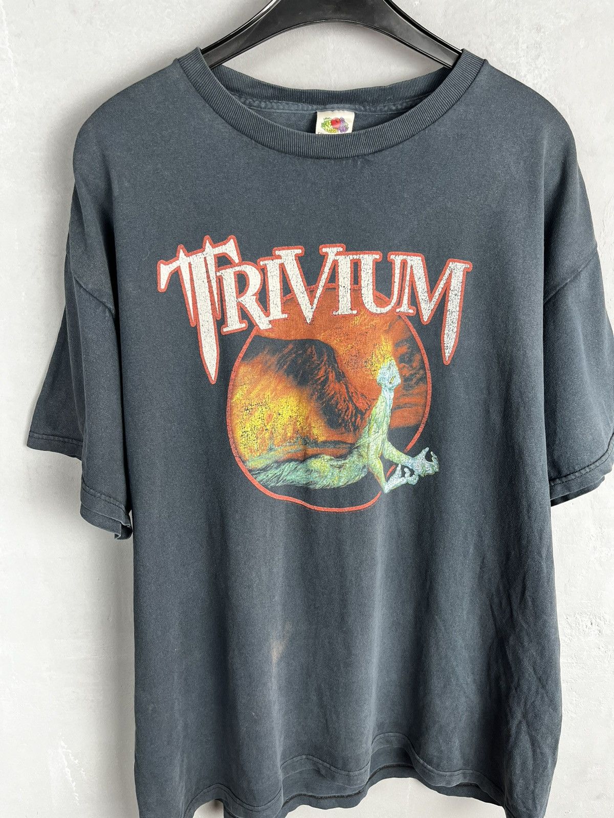 Band Tees × Vintage Vintage Trivium (Ascendancy) tour t shirt DISTRESSED Size US XL / EU 56 / 4 - 2 Thumbnail