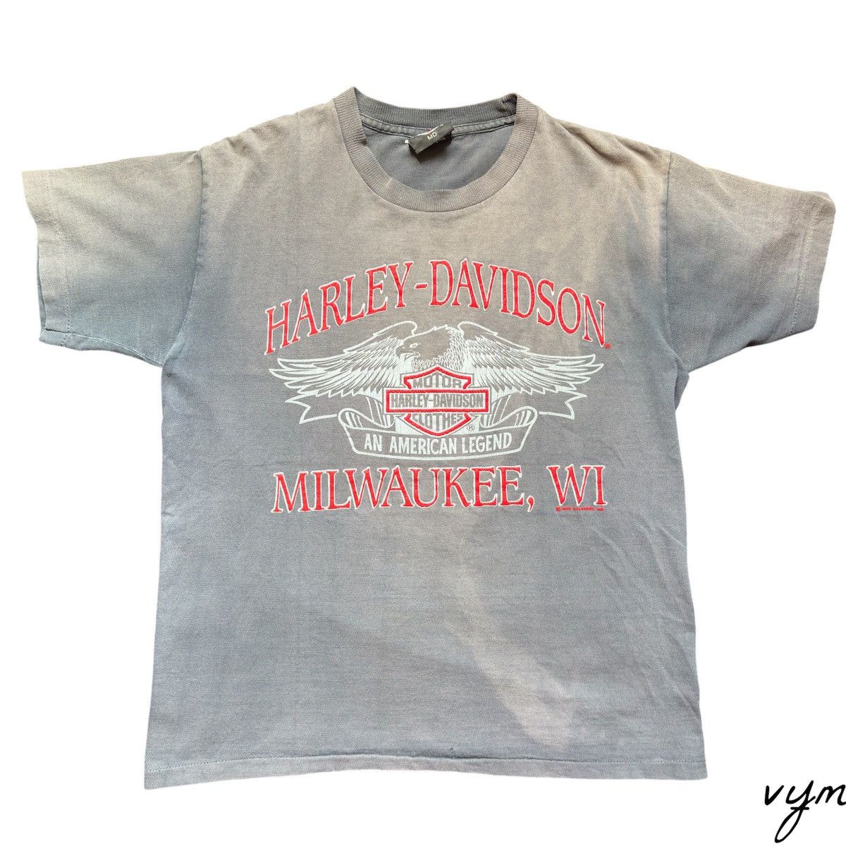 80's Harley-Davidson S/S Tee 80s VINTAGE HARLEY DAVIDSON BIKINI